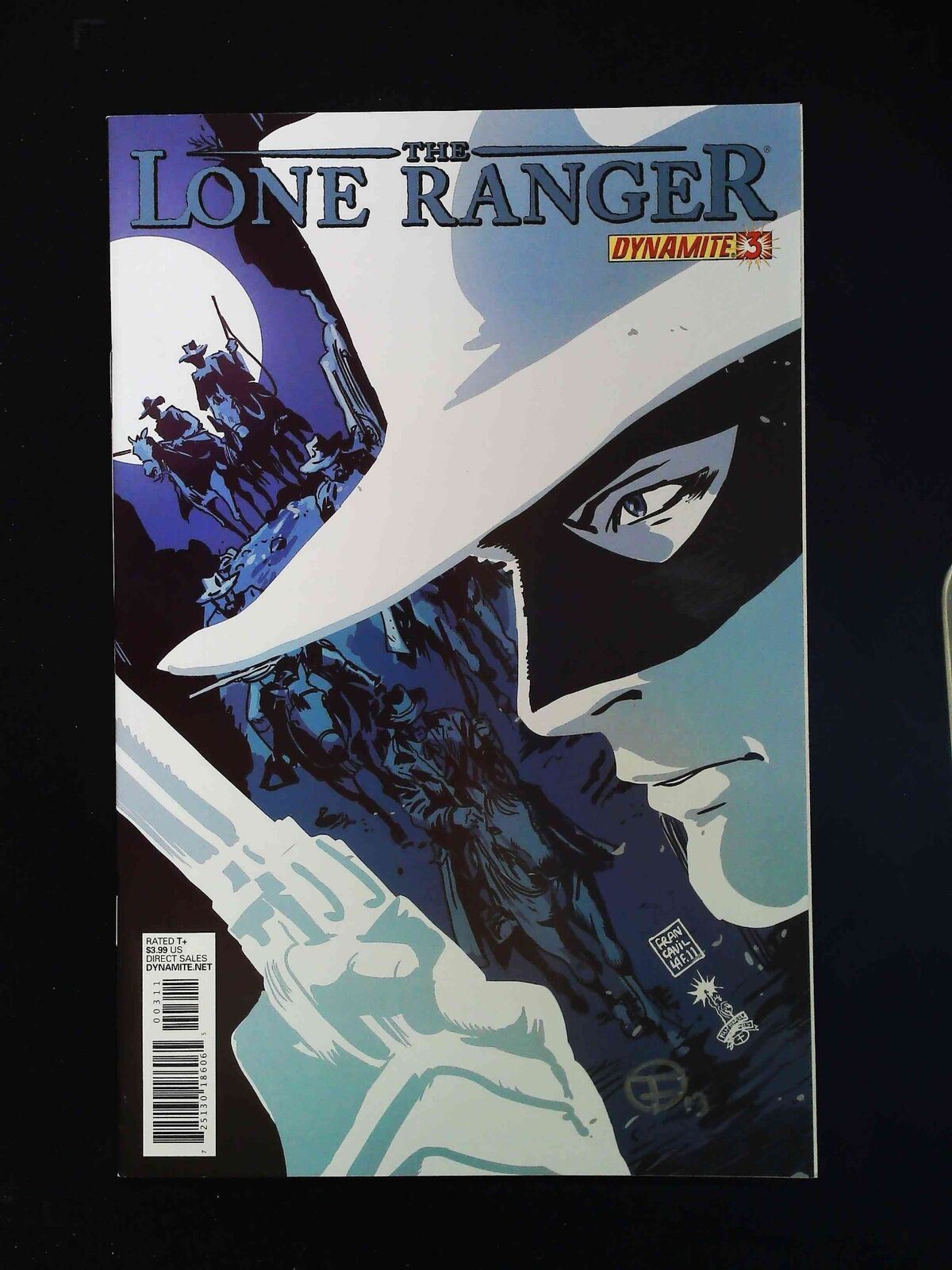 Lone Ranger #3 Vol. 2 Dynamite Comics 2012 Vf+ Signed By Francavilla