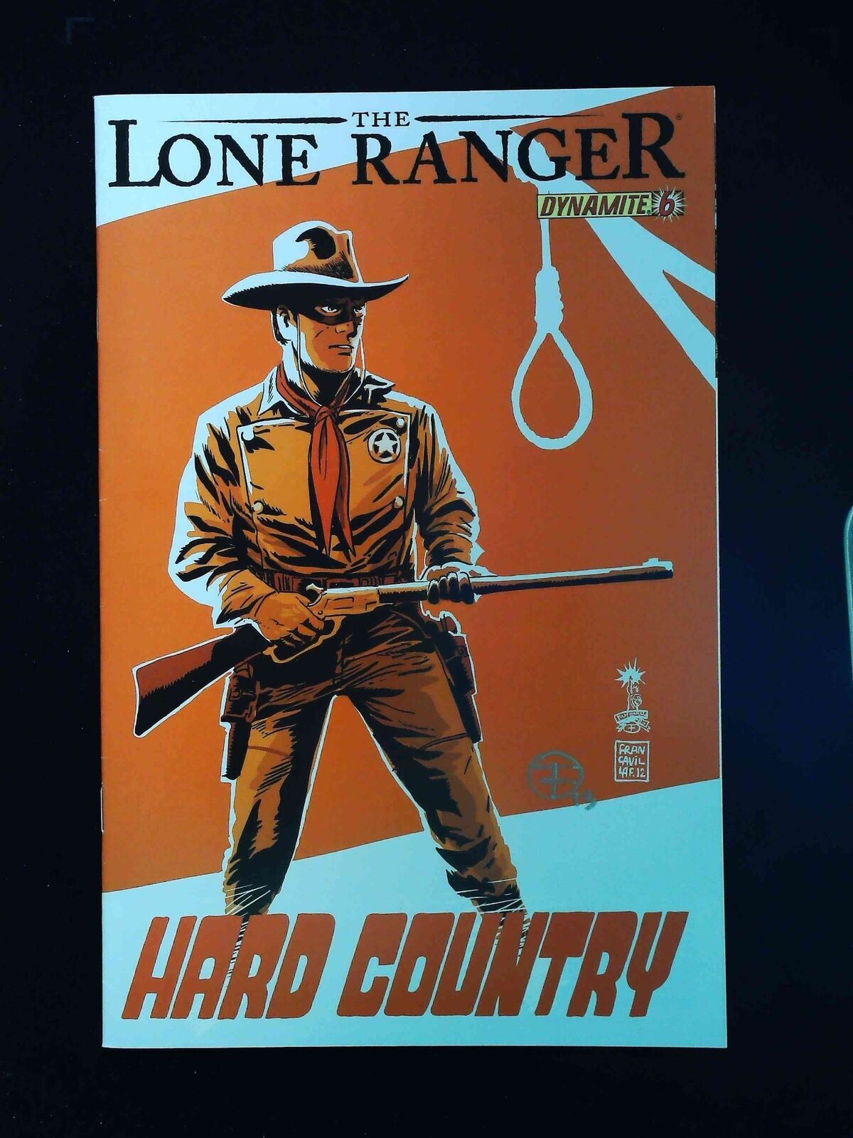Lone Ranger #6 Vol. 2 Dynamite Comics 2012 Vf+ Signed By Francavilla