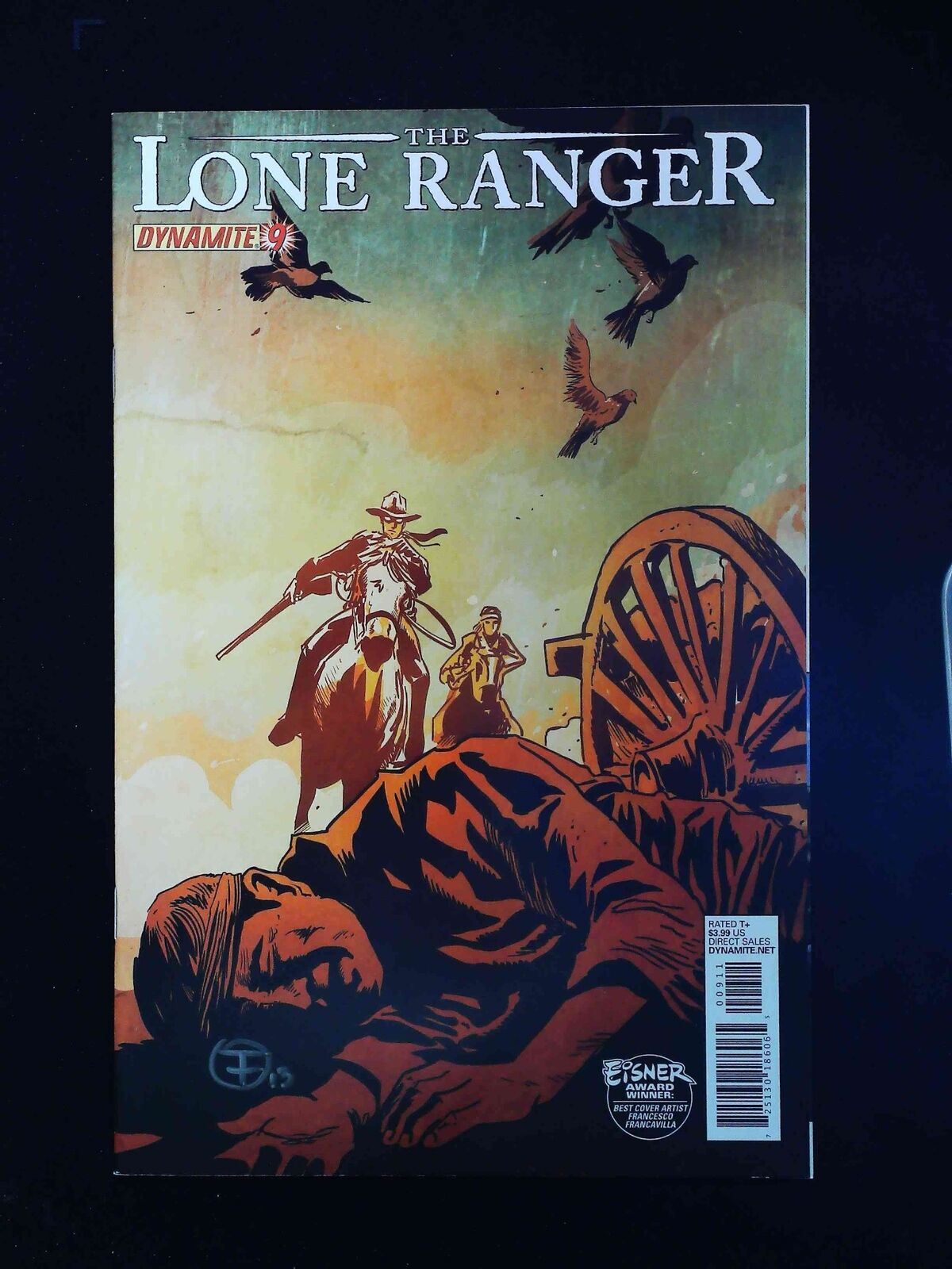 Lone Ranger #9 Vol. 2 Dynamite Comics 2012 Vf+ Signed By Francavilla