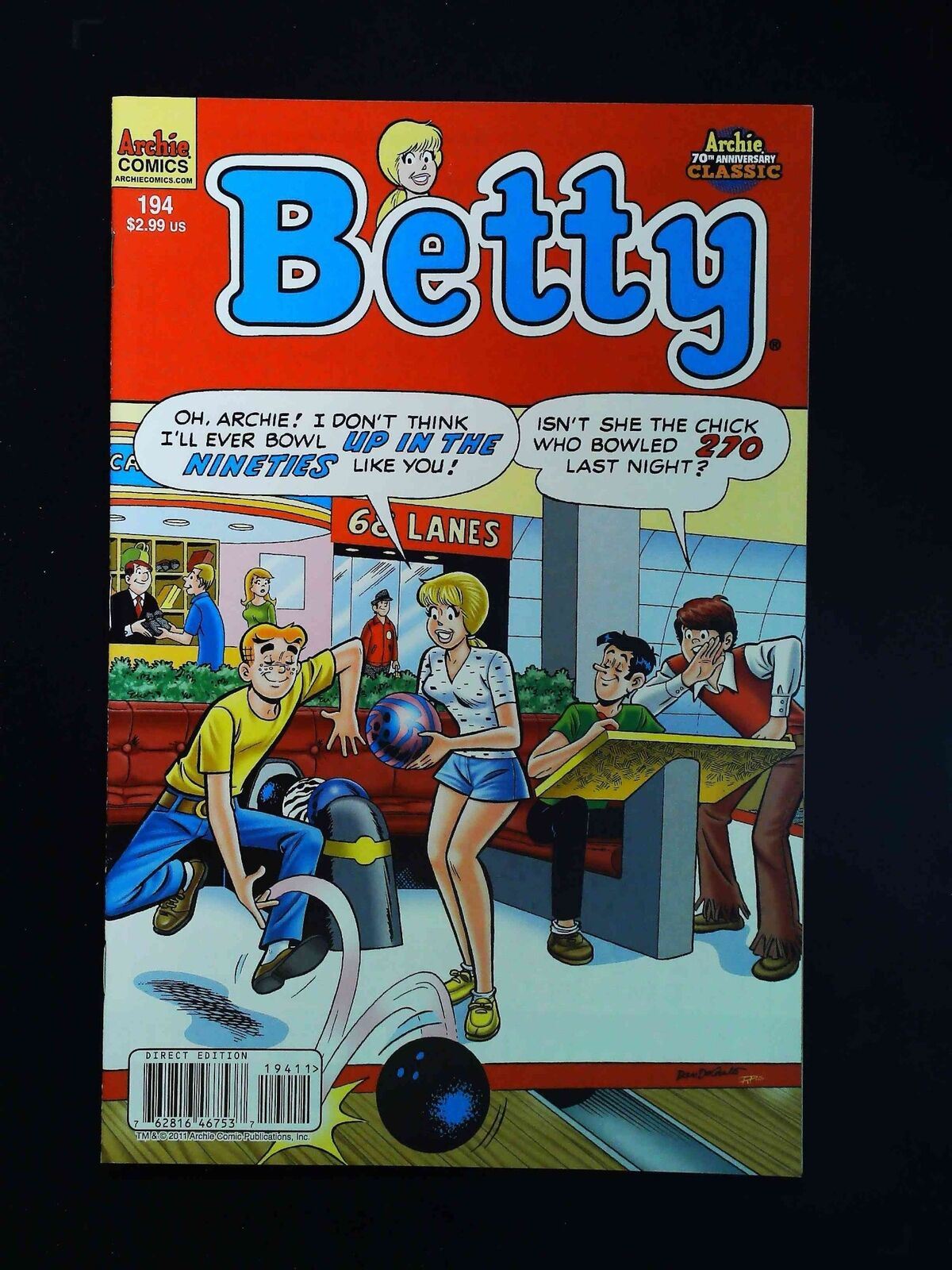 Betty #194 Archie Publications Comics 2011 Nm-