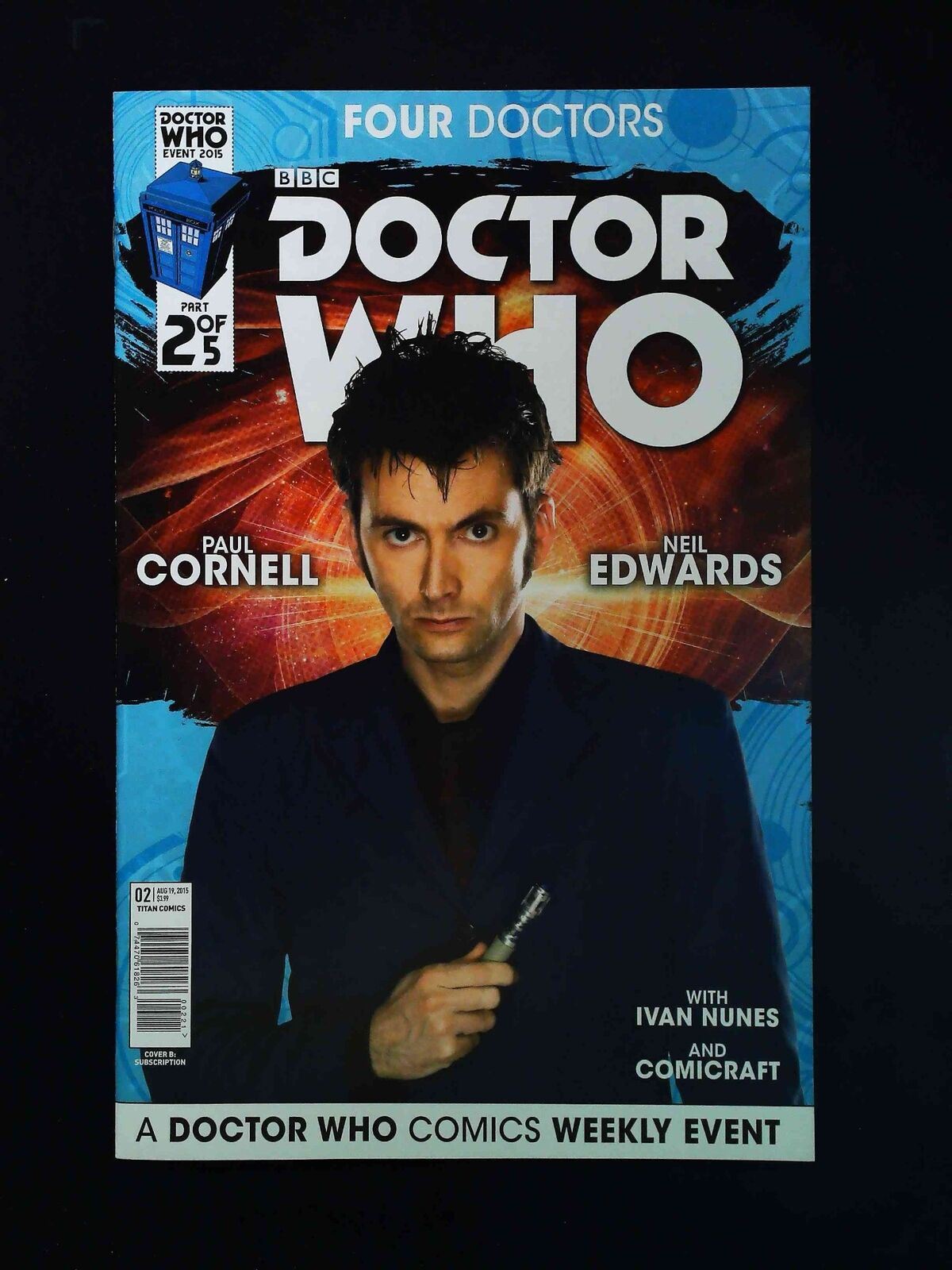 Doctor Who Four Doctors #2B Titan Comics Comics 2015 Nm Variant Cover