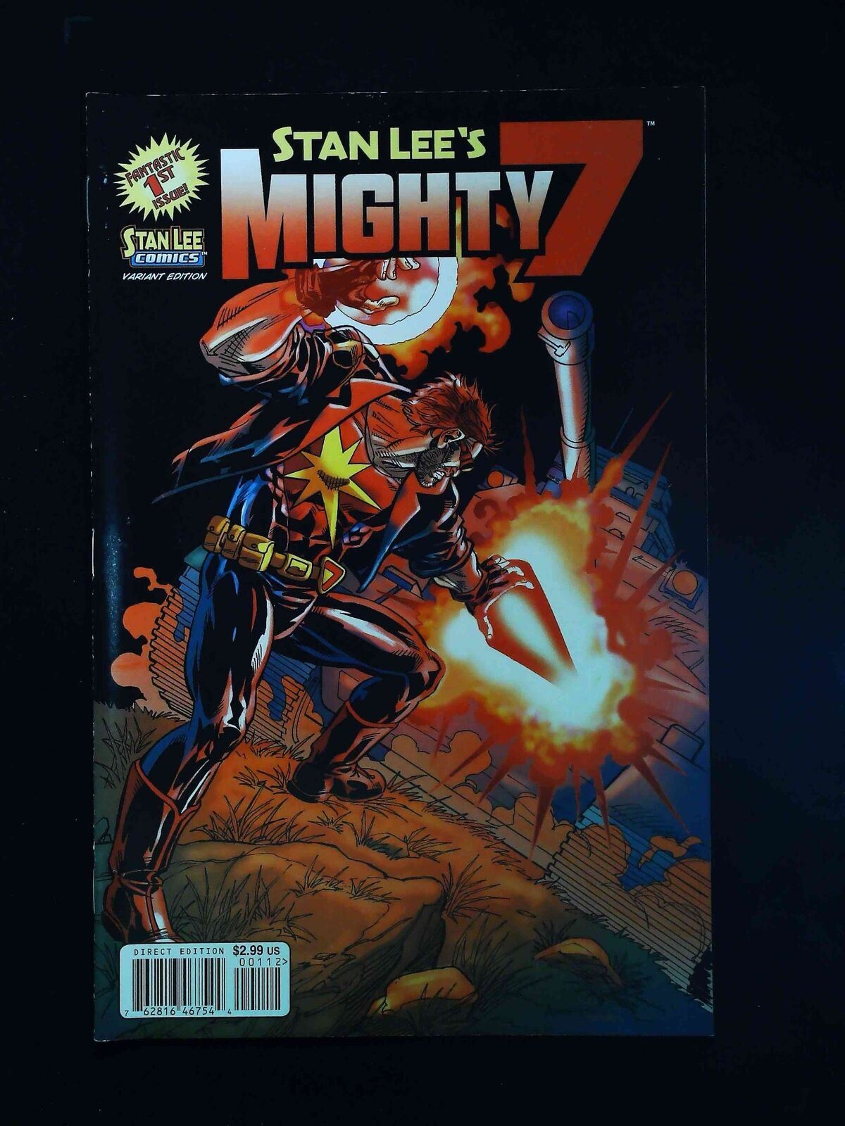 Stan Lee'S Mighty 7 Stan Lee #1B Archie Publications Comics 2012 Vf+ Variant