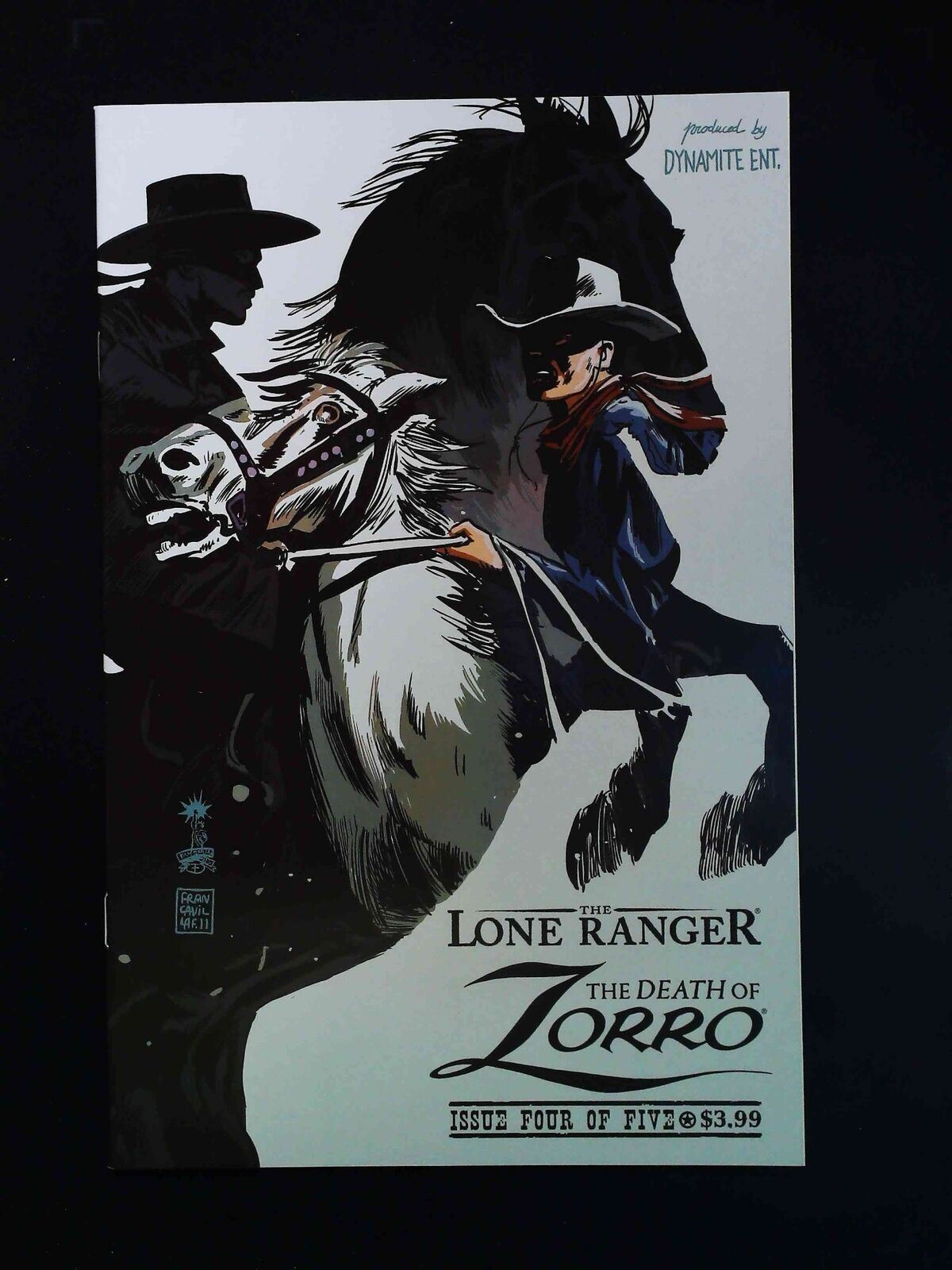 Lone Ranger The Death Of Zorro #4 Dynamite Comics 2011 Vf+