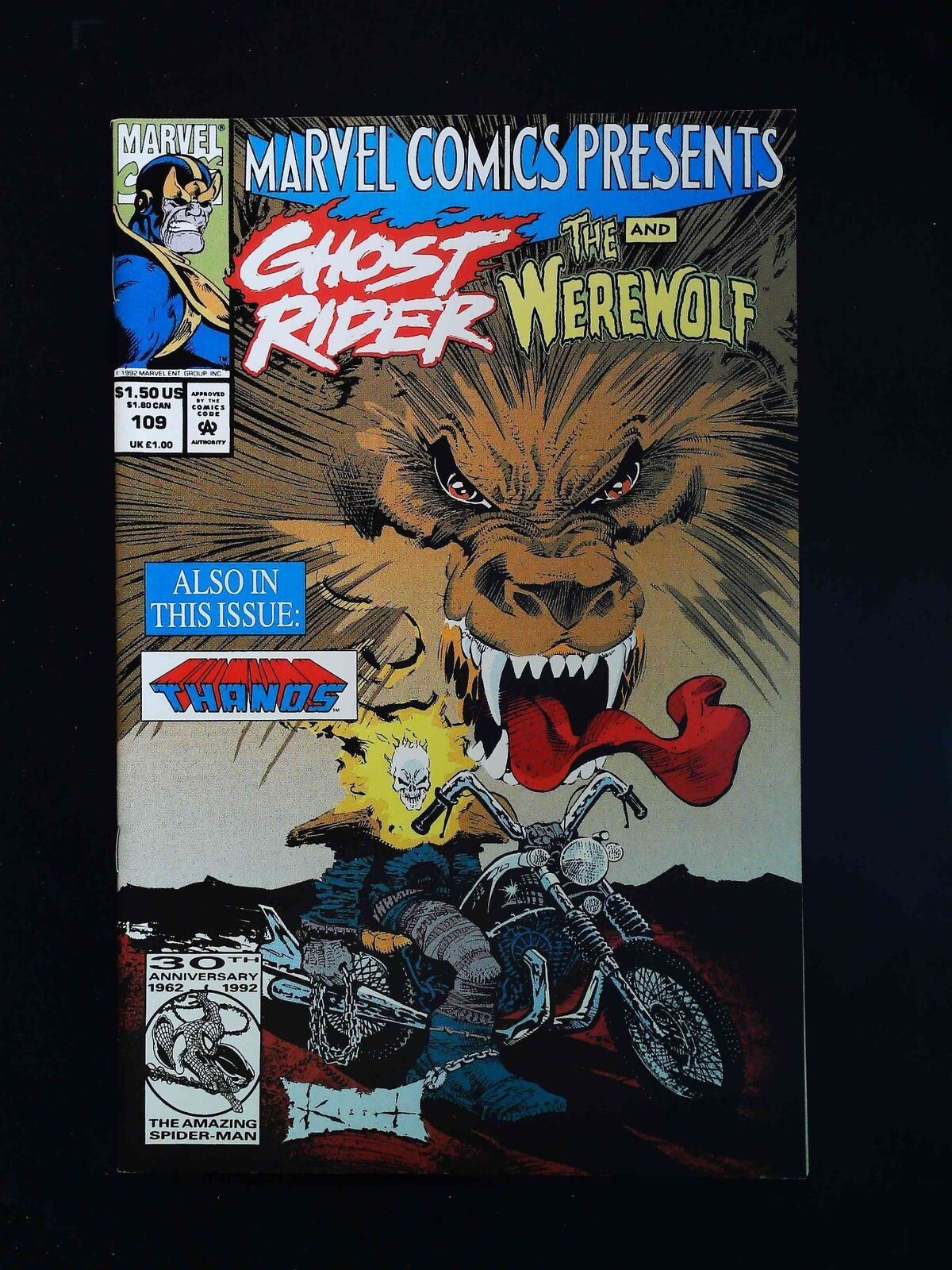 Marvel Comics Presents #109 Marvel Comics 1992 Vf+ Variant Cover