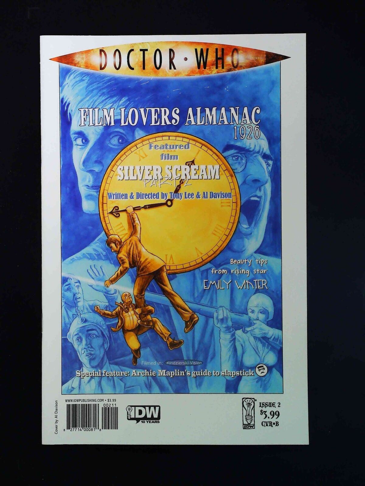 Doctor Who #2B Idw Comics 2009 Nm- Davison Variant