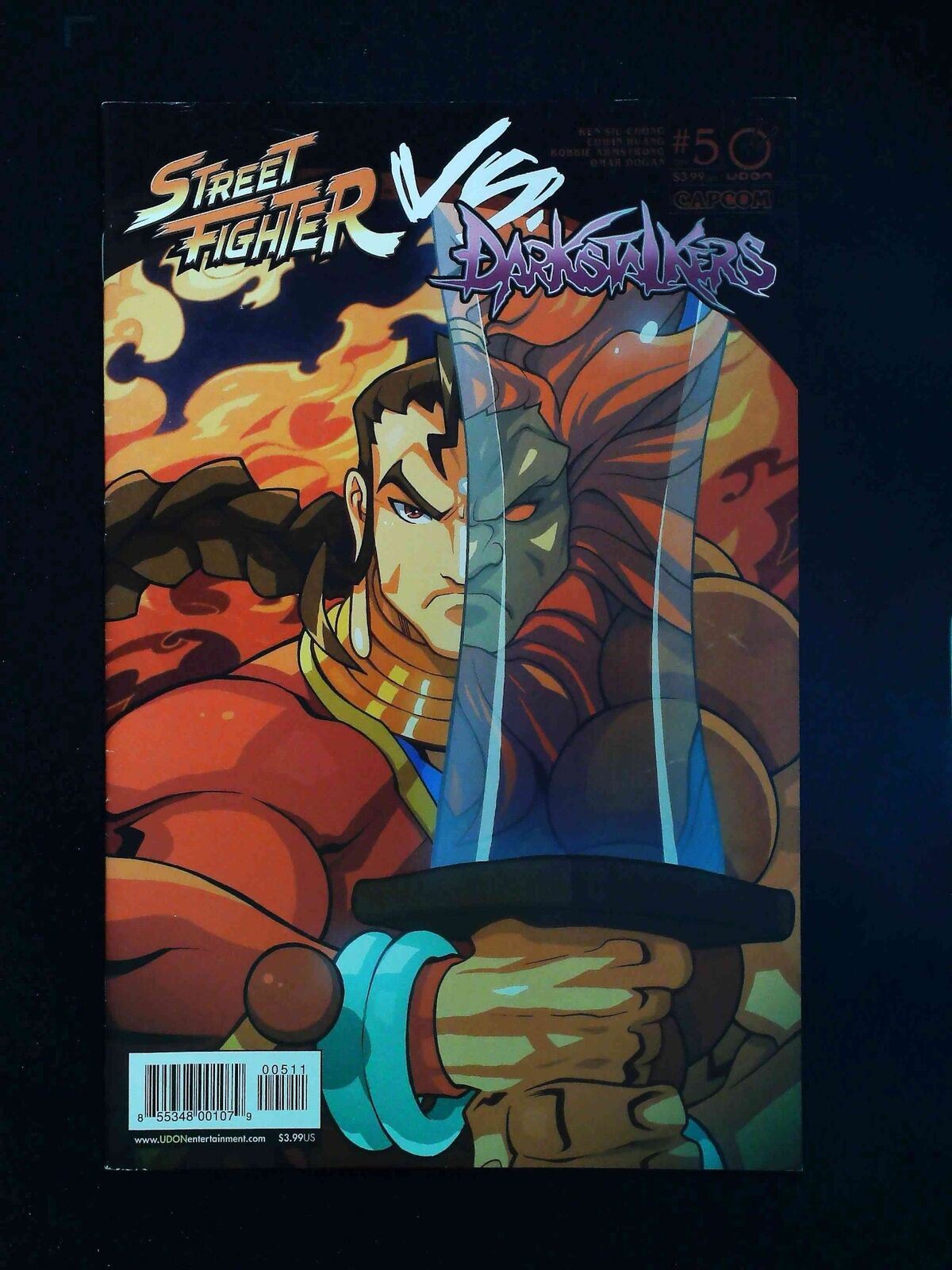 Street Fighter Vs Darkstalkers #5 Udon Comics 2017 Vf+