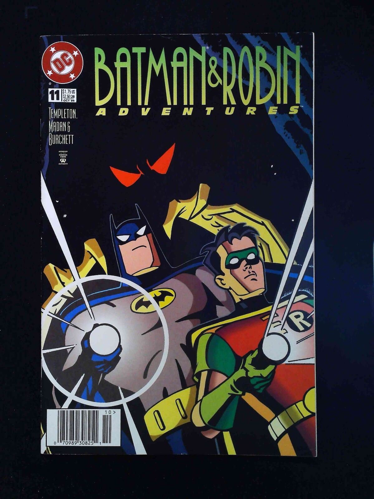Batman And Robin Adventures #11 Dc Comics 1996 Vf+ Newsstand