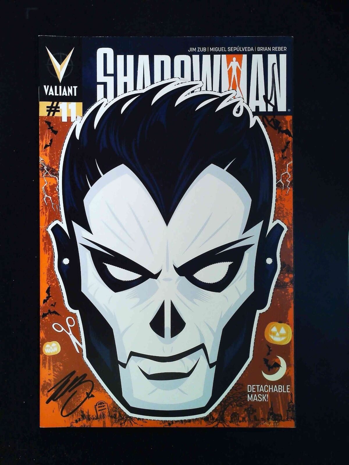 Shadowman #11B (4Th Series) Valiant 2013 Vf/Nm Signed By Brian Reber & Jim Zub