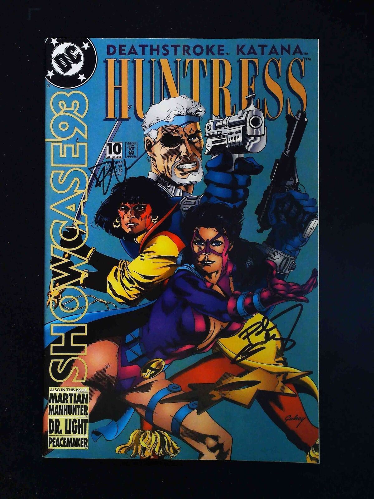 Showcase 93 #10 Dc Comics 1993 Vf+ Signed By Paul Gulaci, Bill Willingham