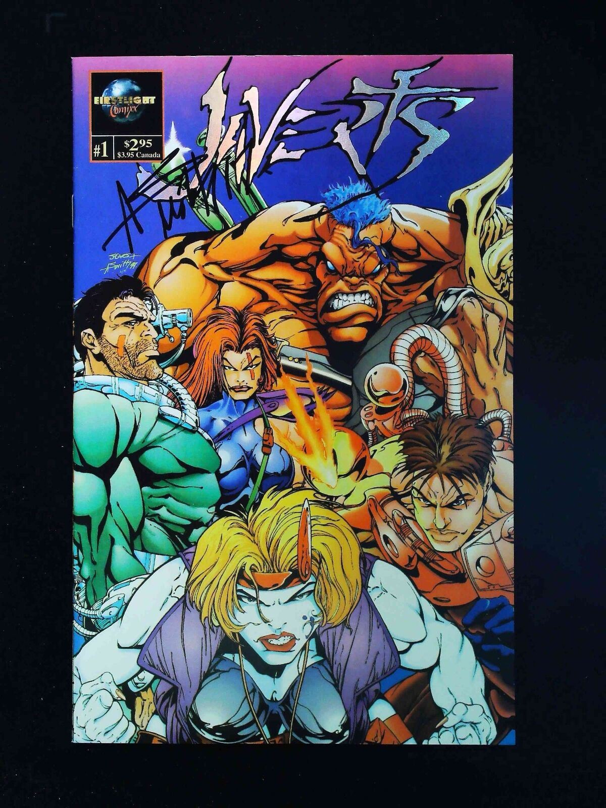 Javerts Silver #1 Firstlight Comics 1994 Vf/Nm Signed