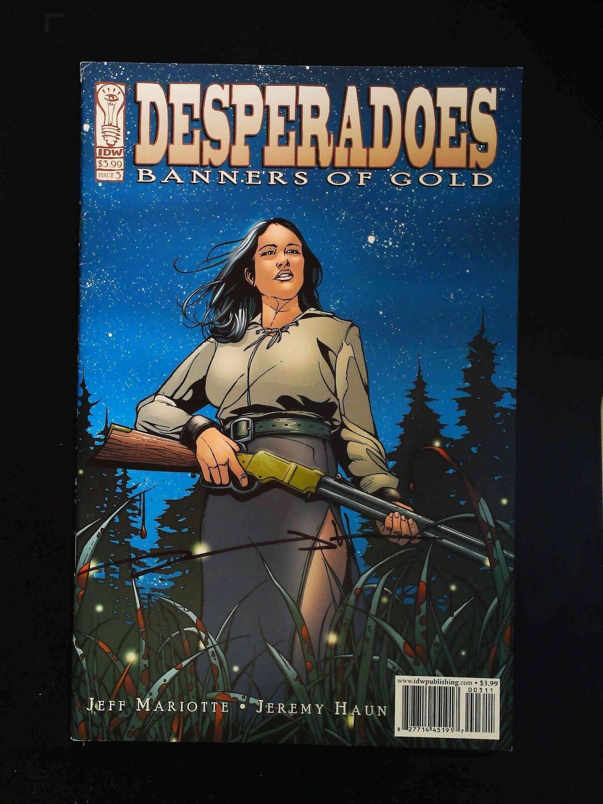 Desperadoes #3 Idw Comics 2005 Vf+ Signed By Jeremy Haun
