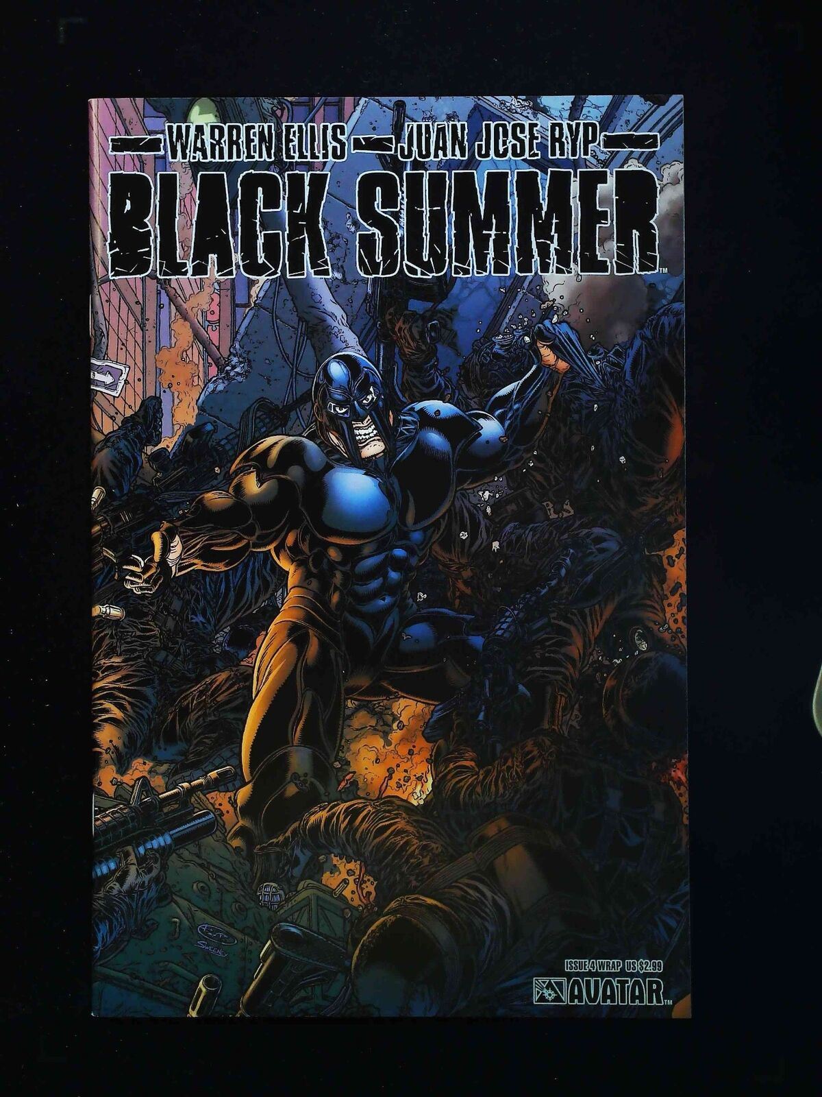 Black Summer #4D Avatar Comics 2007 Nm Wraparound Variant