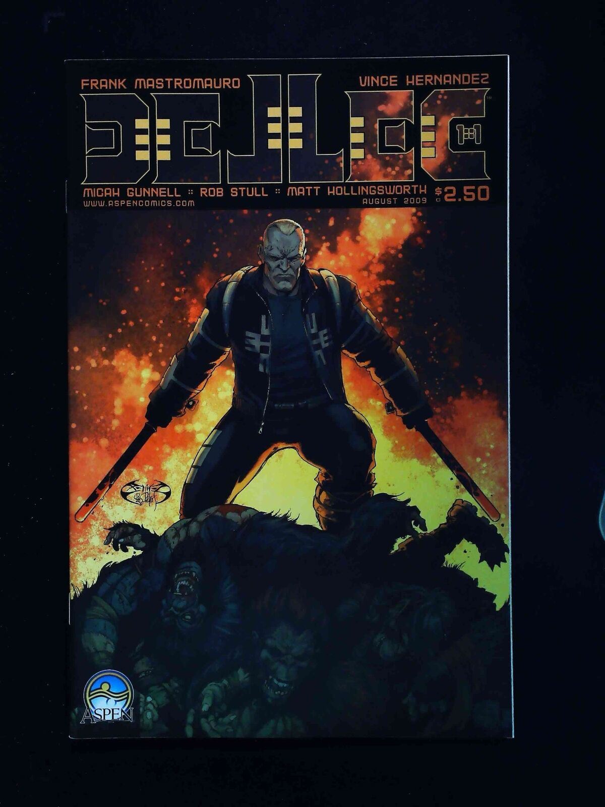 Dellec #1C Aspen Comics 2009 Vf/Nm Benitez Variant