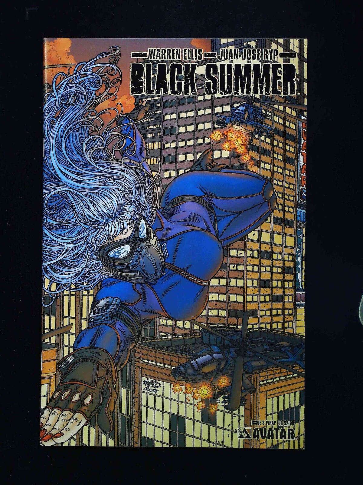 Black Summer #3C Avatar Comics 2007 Nm Wraparound Variant
