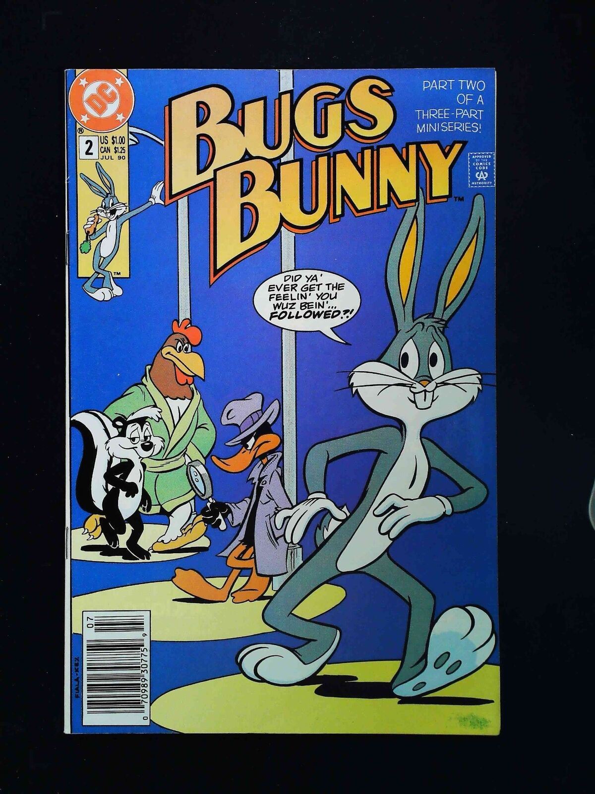 Bugs Bunny #2 Dc Comics 1990 Vf+ Newsstand