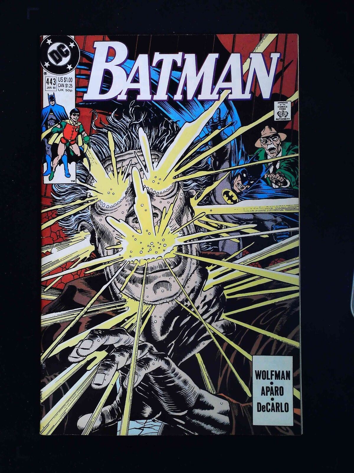 Batman #443 Dc Comics 1990 Vf
