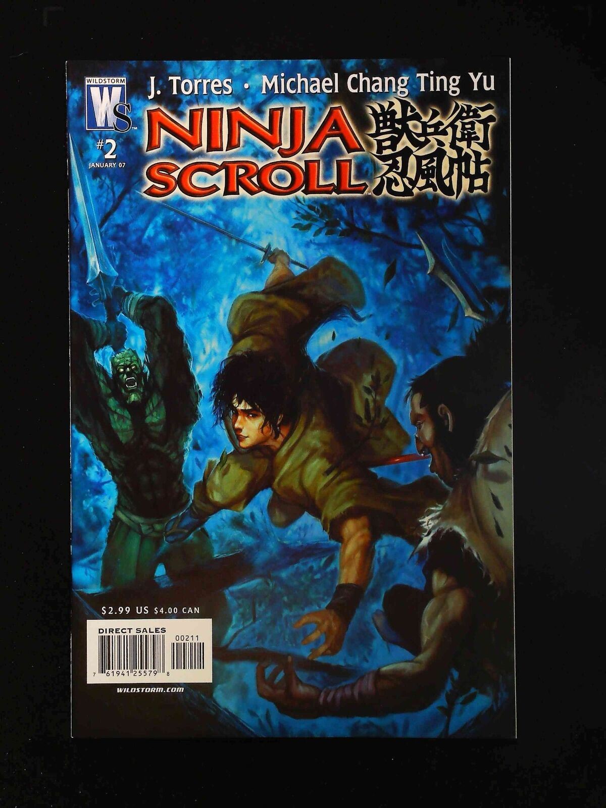 Ninja Scroll #2 Dc Comics 2007 Nm-