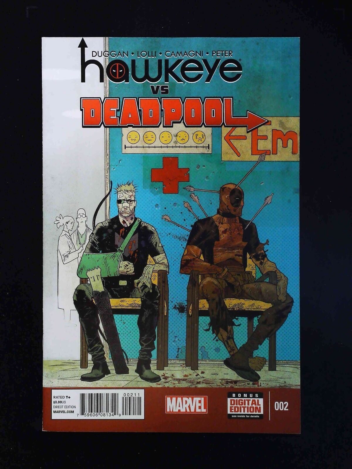Hawkeye Vs. Deadpool #2 Marvel Comics 2015 Nm-