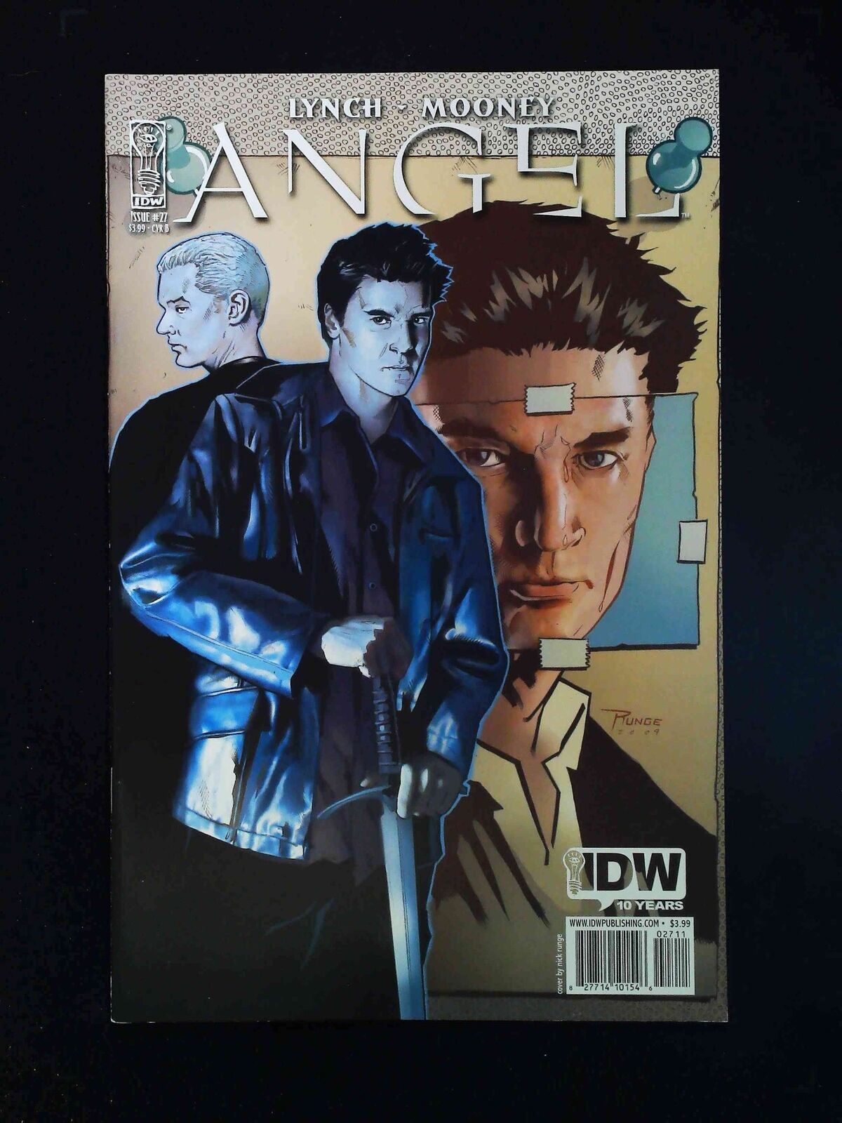 Angel #27B (3Rd Series) Idw Comics 2009 Nm Runge Variant