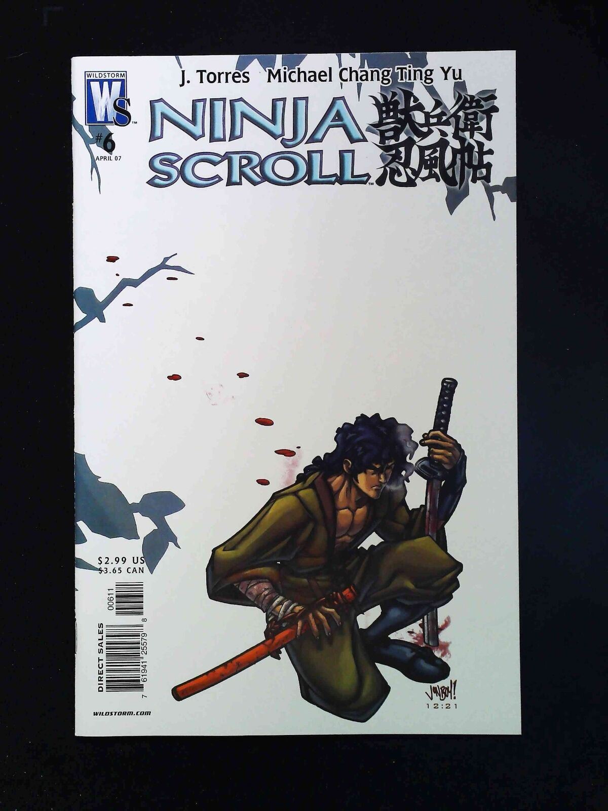 Ninja Scroll #6 Dc Comics 2007 Vf/Nm