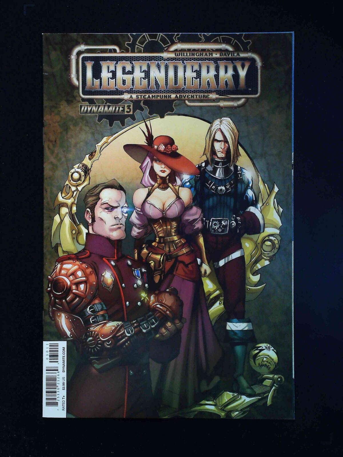 Legenderry A Steampunk Adventure #3 Dynamite Comics 2014 Vf/Nm