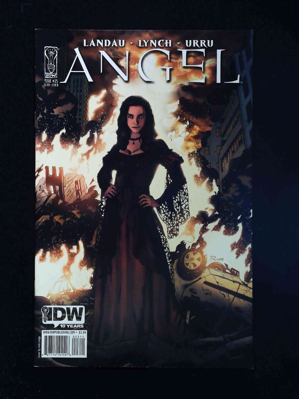 Angel #25B (3Rd Series) Idw Comics 2009 Vf/Nm Runge Variant
