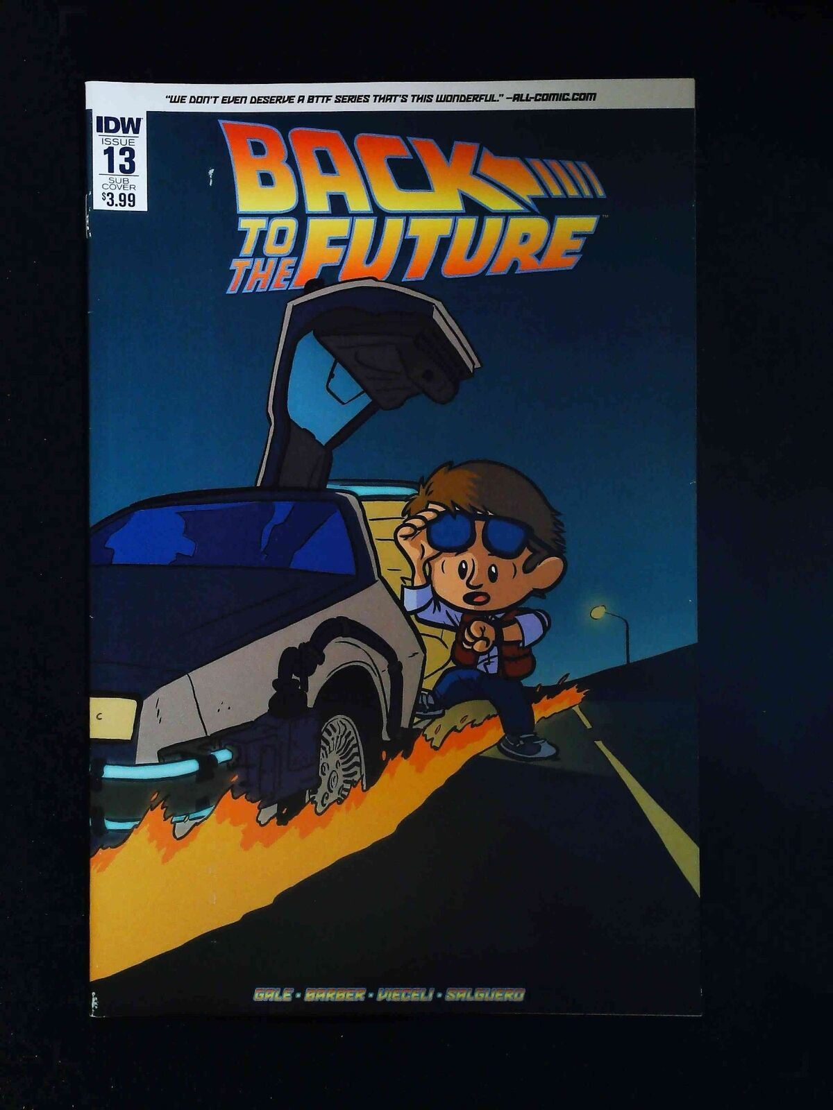 Back To The Future #13Sub Idw Comics 2016 Vf+ Eliopoulos Variant