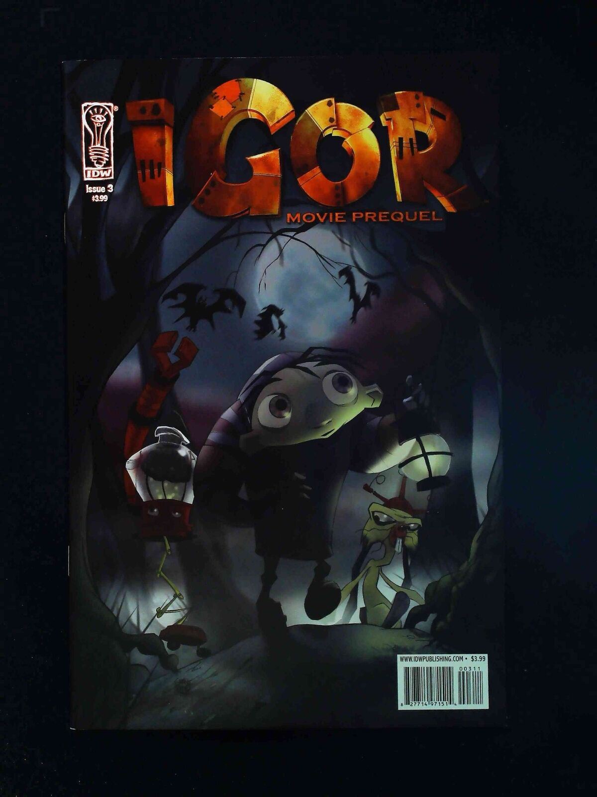 Igor Movie Prequel #3 Idw Comics 2008 Nm
