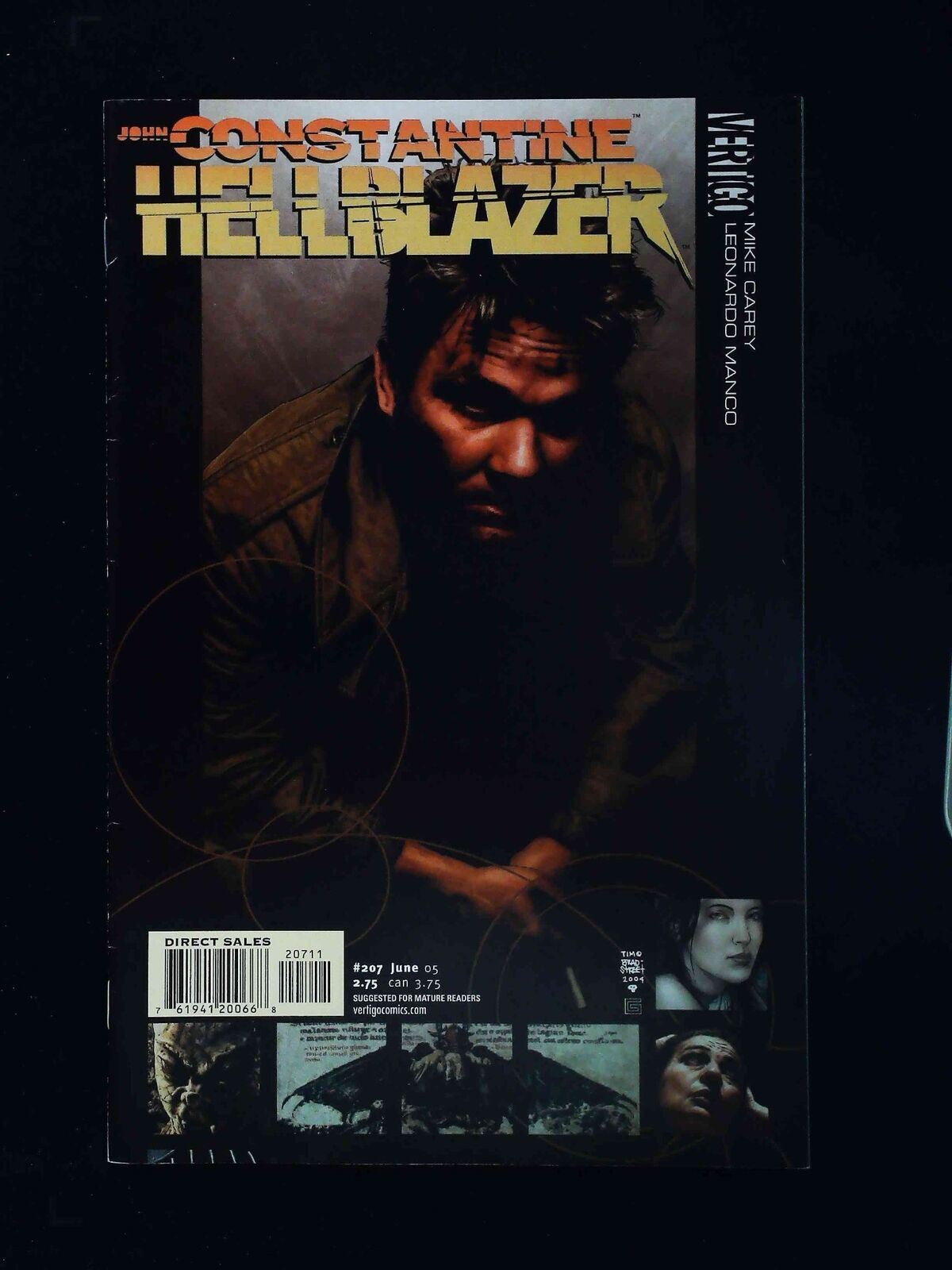Hellblazer #207 Dc/Vertigo Comics 2005 Vf+