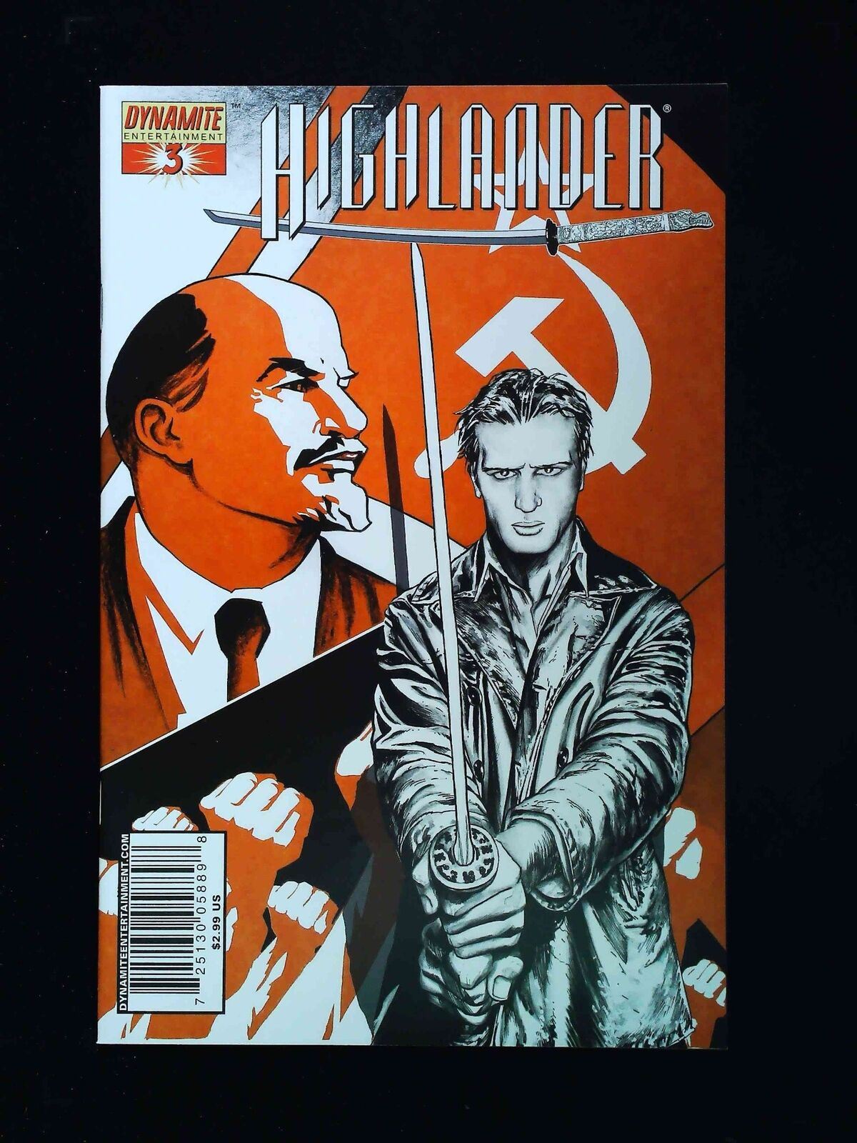 Highlander #3B Dynamite Comics 2007 Nm- Sadowski Variant