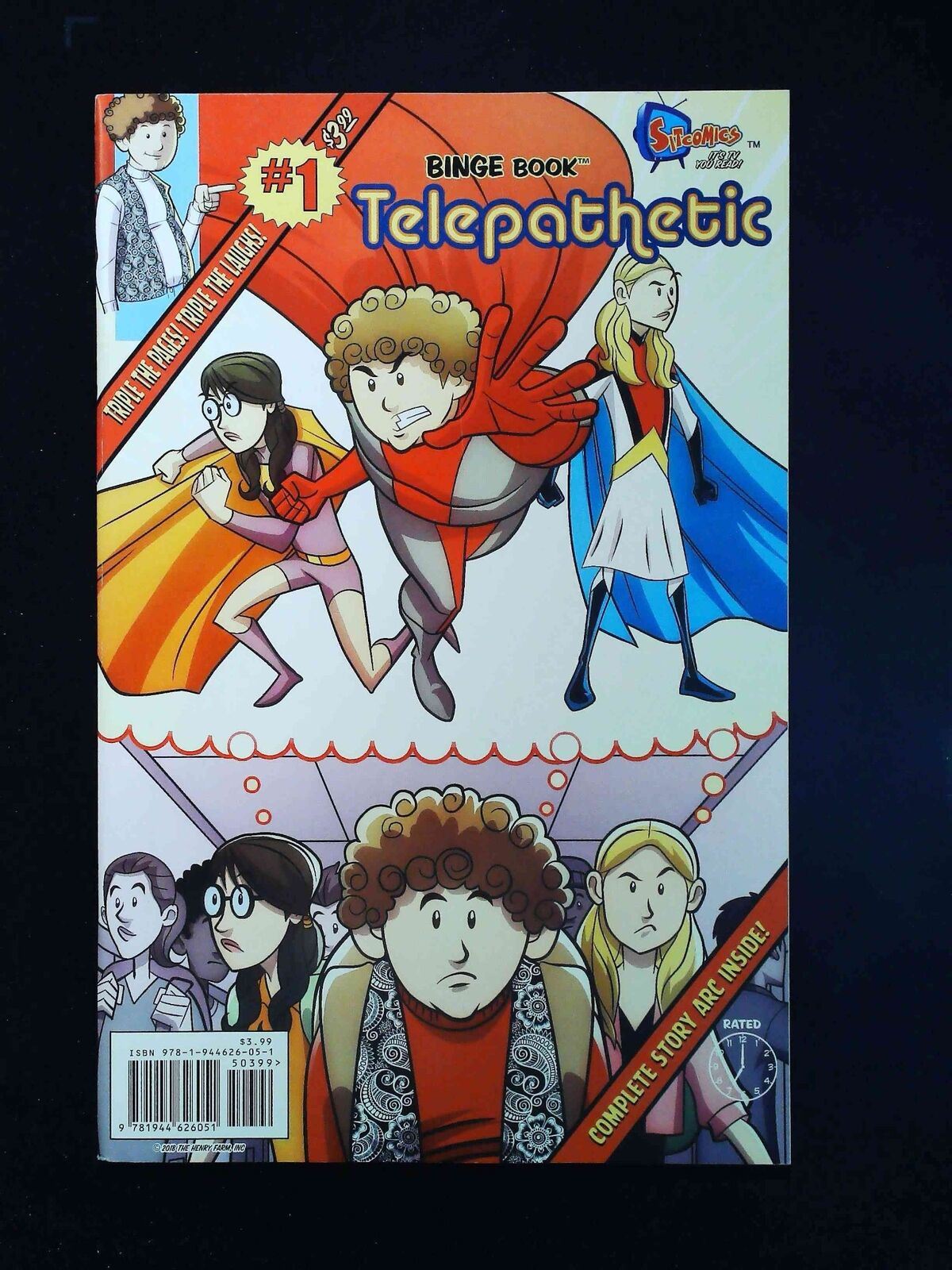 Telepathetic #1 Stcomics Comics 2018 Vf+