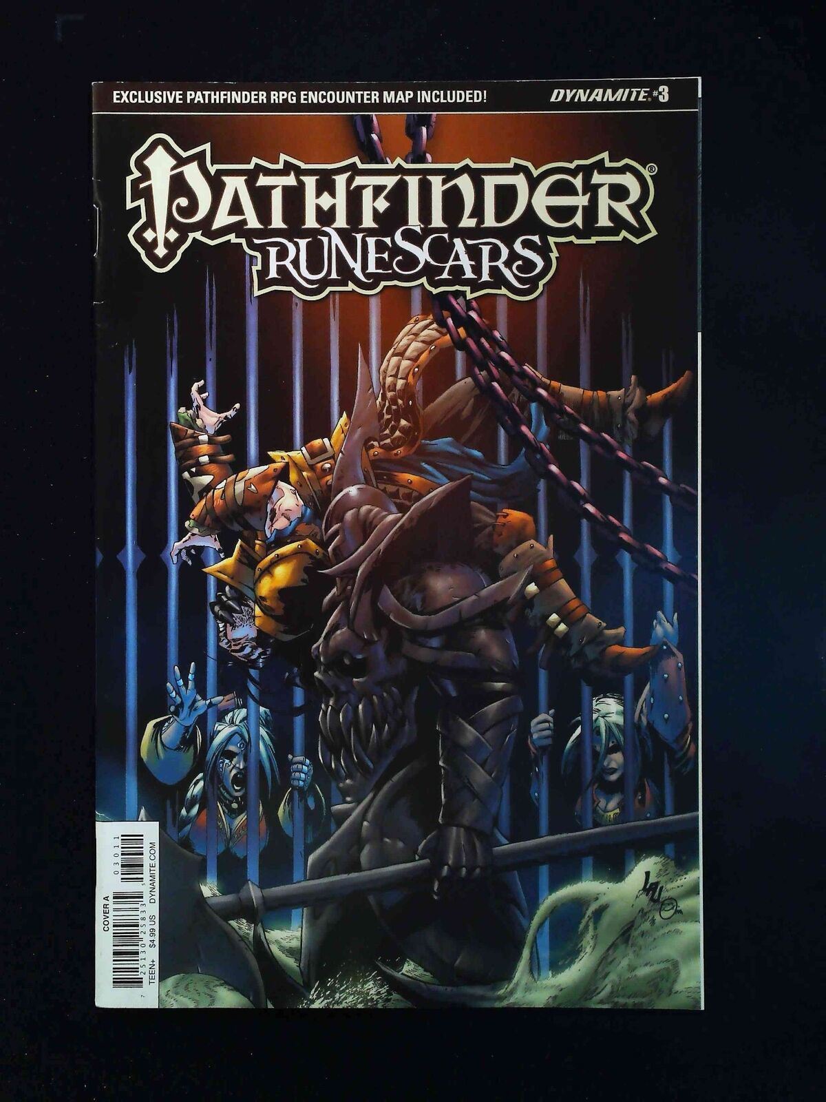Pathfinder Runescars #3 Dynamite Comics 2017 Vf+