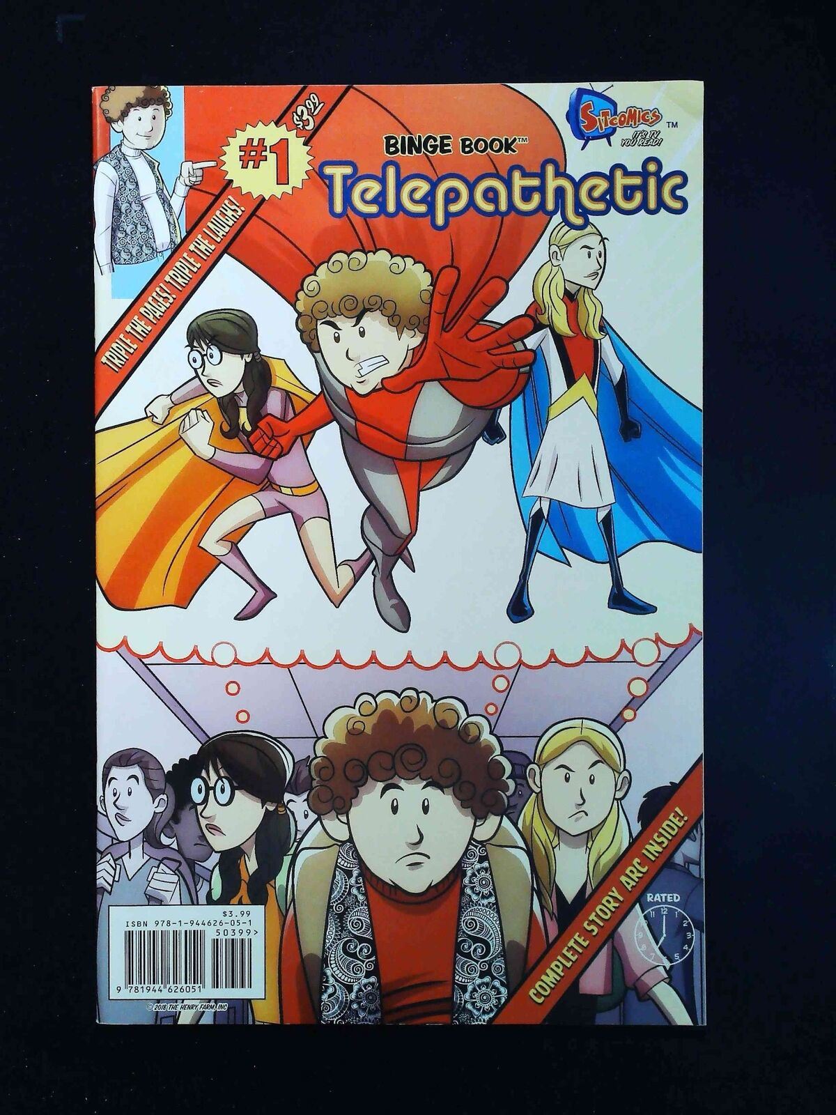 Telepathetic #1 Stcomics Comics 2018 Nm-