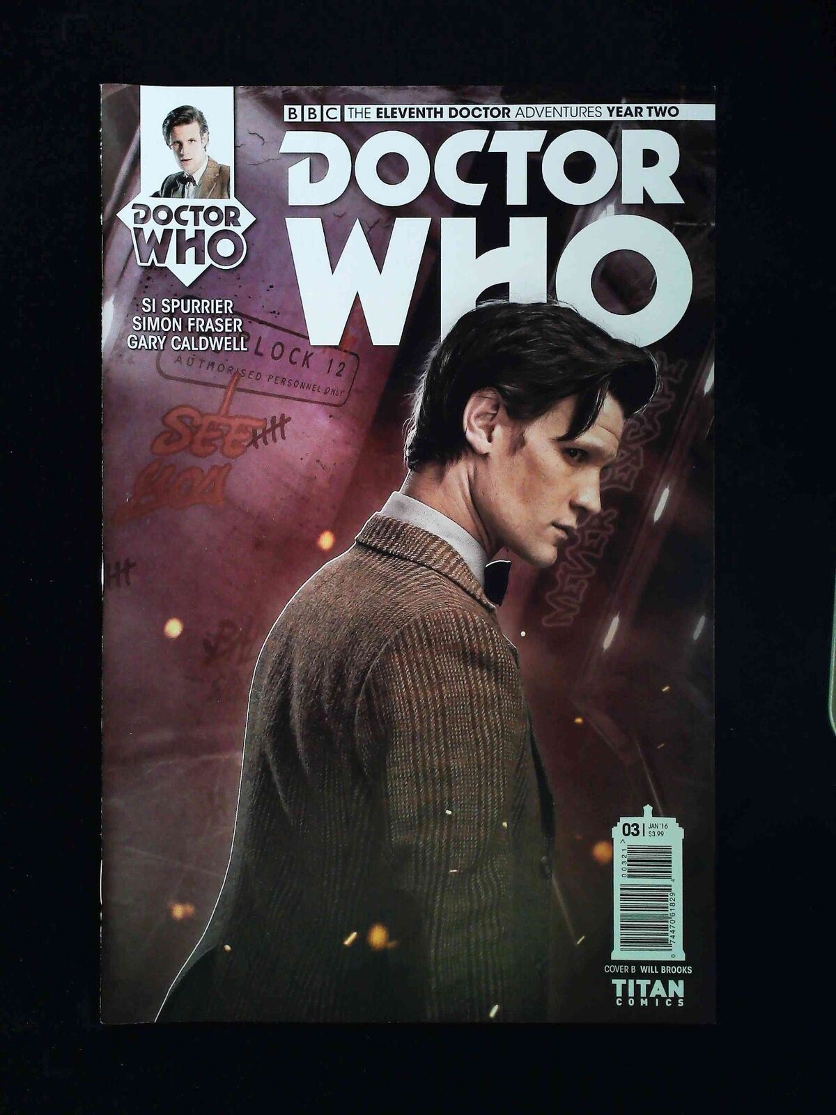 Doctor Who The Eleventh Doctor Year Two #3B Titan 2016 Nm Variant Cover