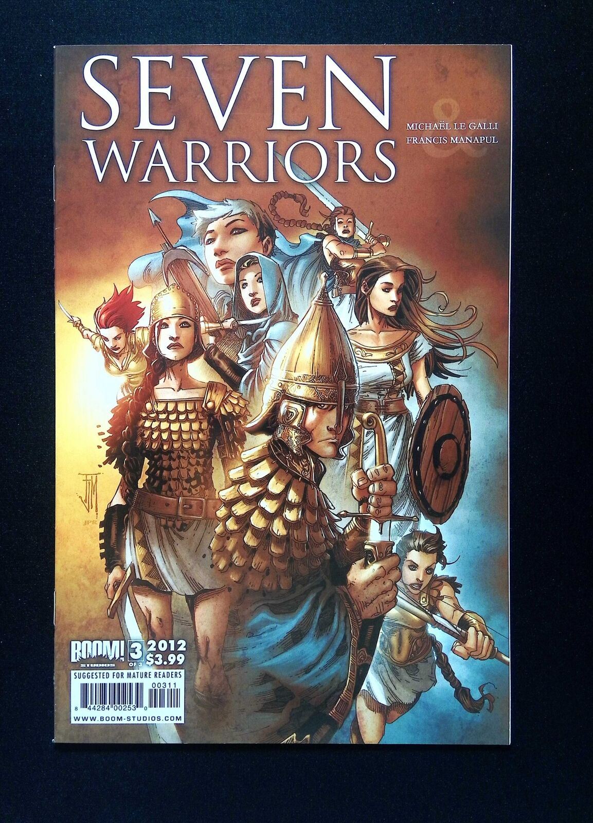 Seven Warriors #3 Boom Comics 2012 Vf+