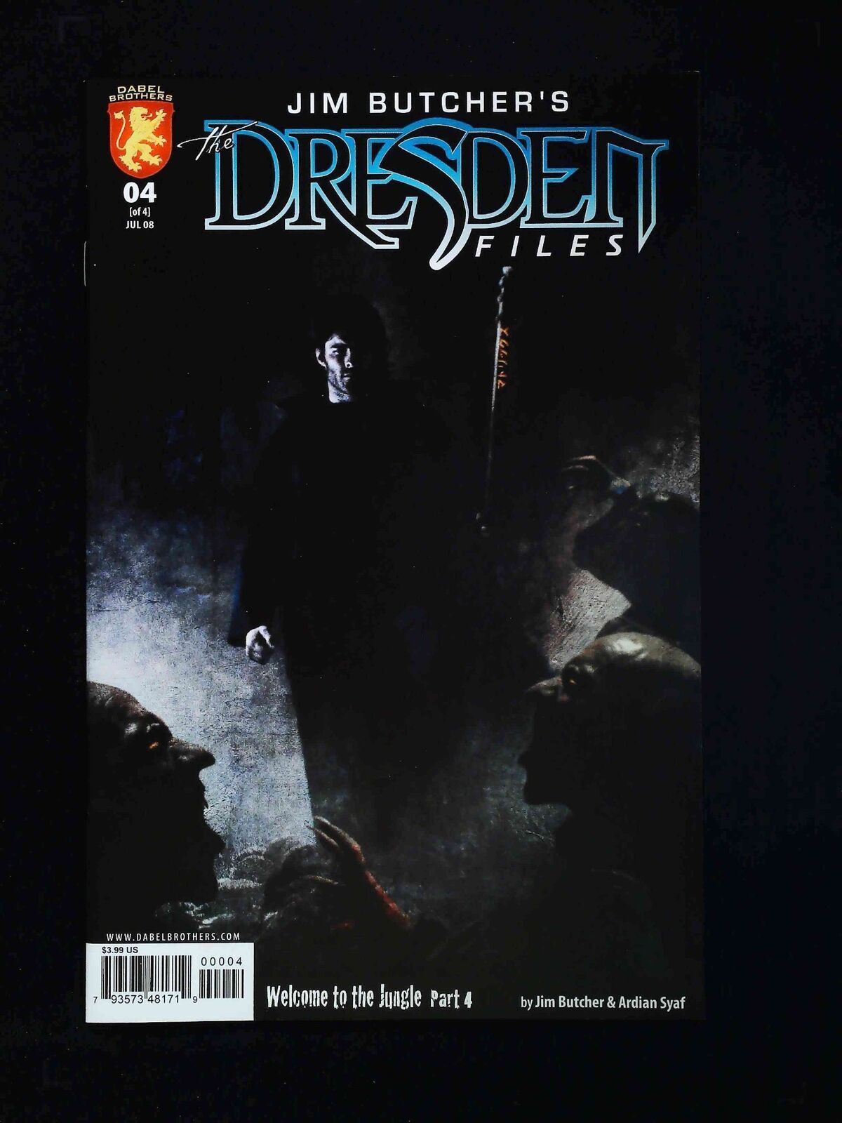 Dresden Files #4B Dabel Brothers Comics 2008 Nm Mcgrath Variant