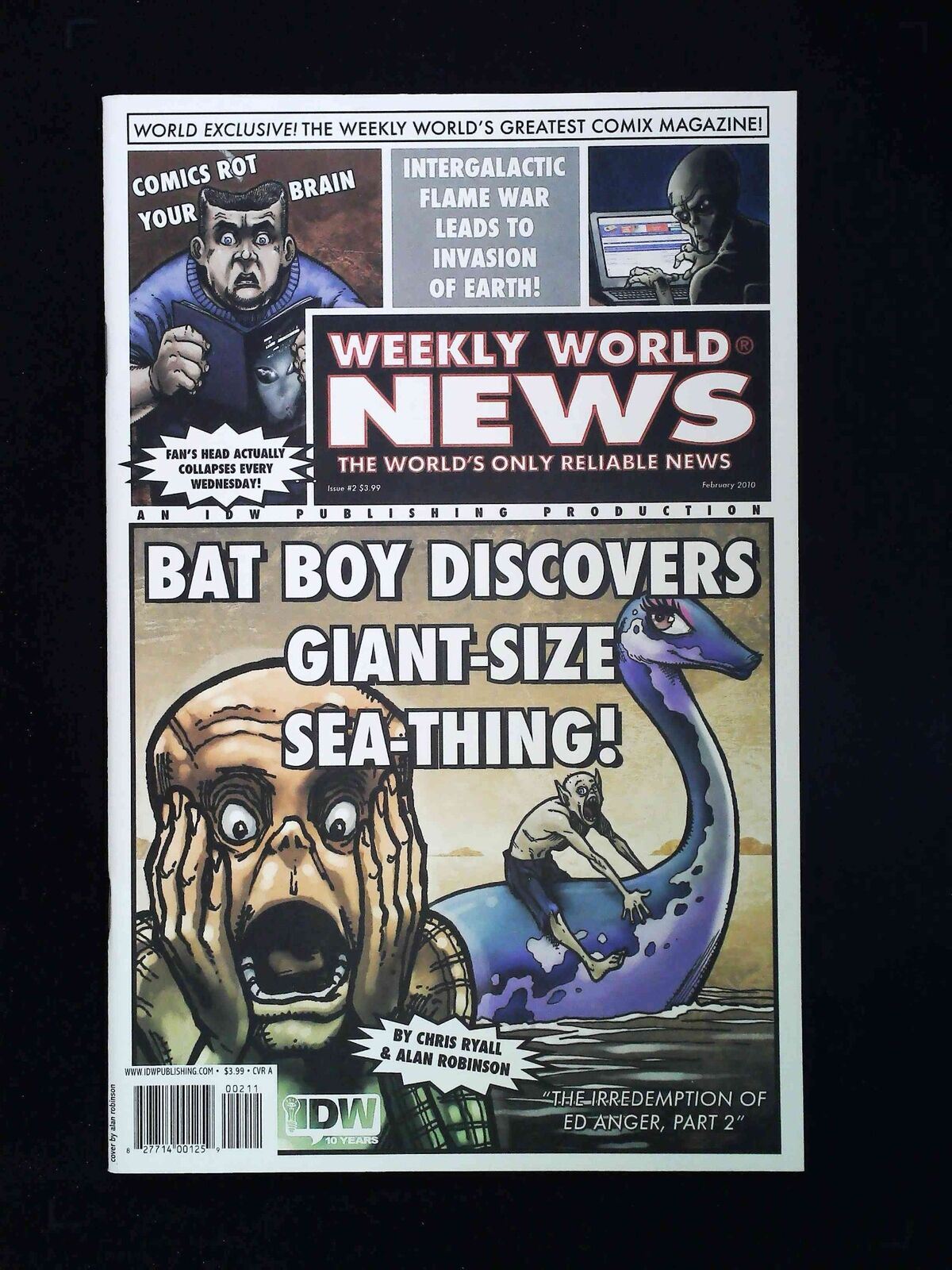 Weekly World News #2 Idw Comics 2010 Nm