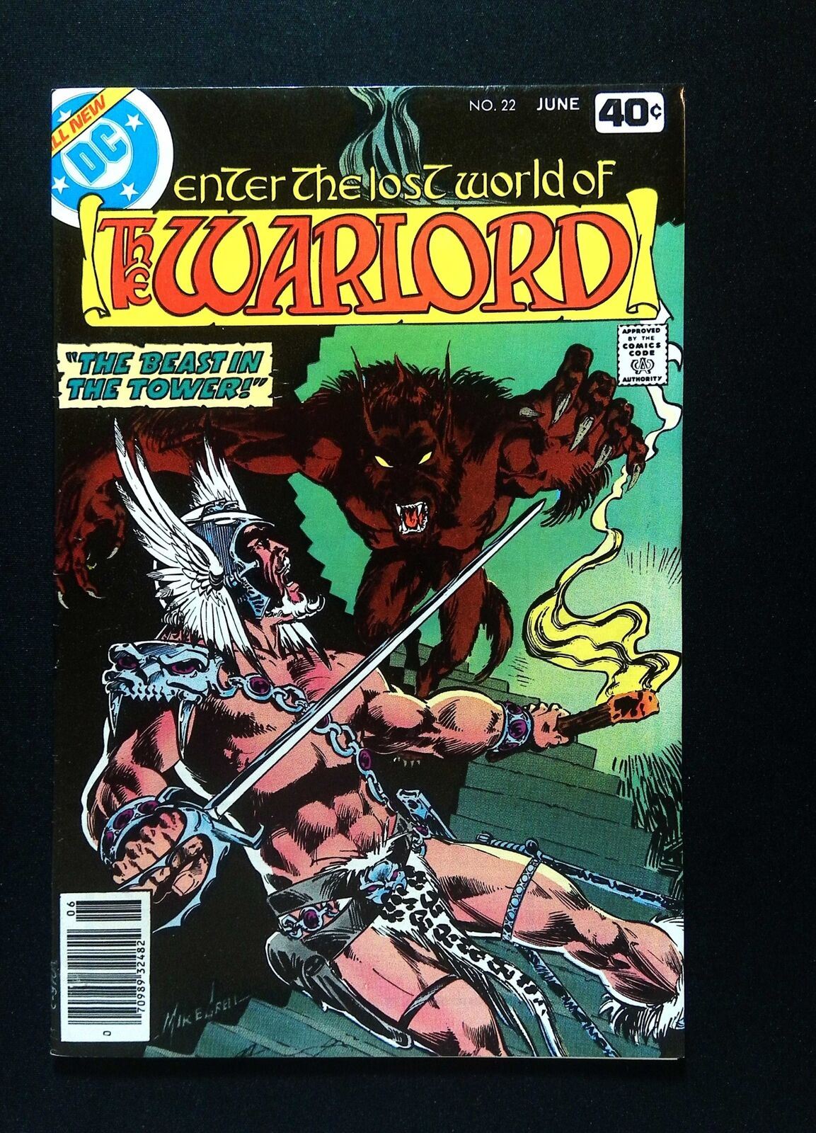 Warlord #22 Dc Comics 1979 Vf Newsstand