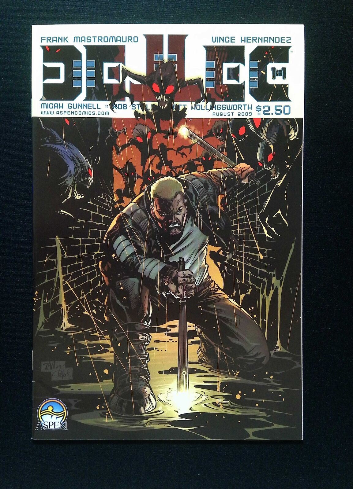 Dellec #1B Aspen Comics 2009 Vf+ Tan Variant