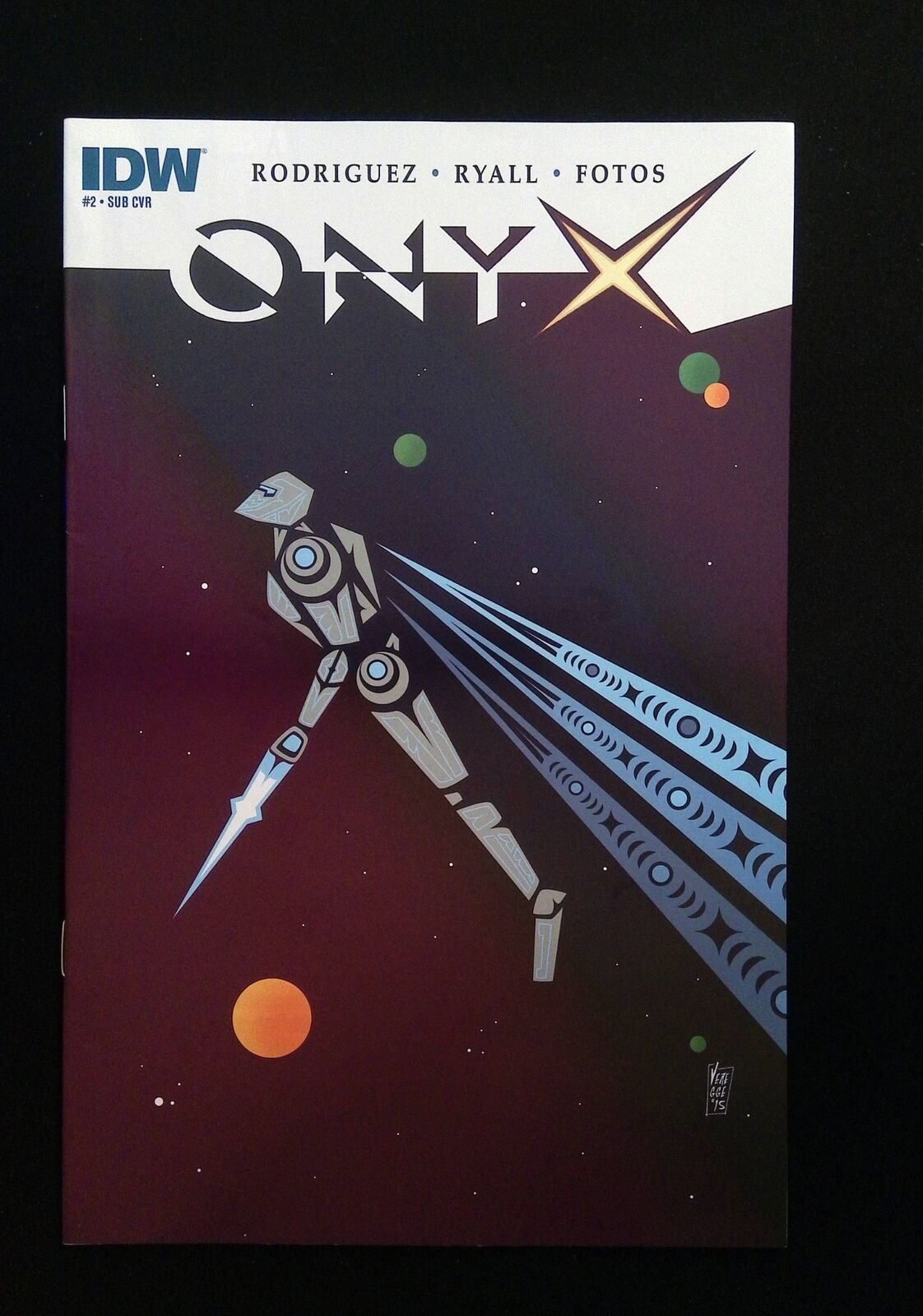 Onyx #2Sub Idw Comics 2015 Nm- Veregge Variant