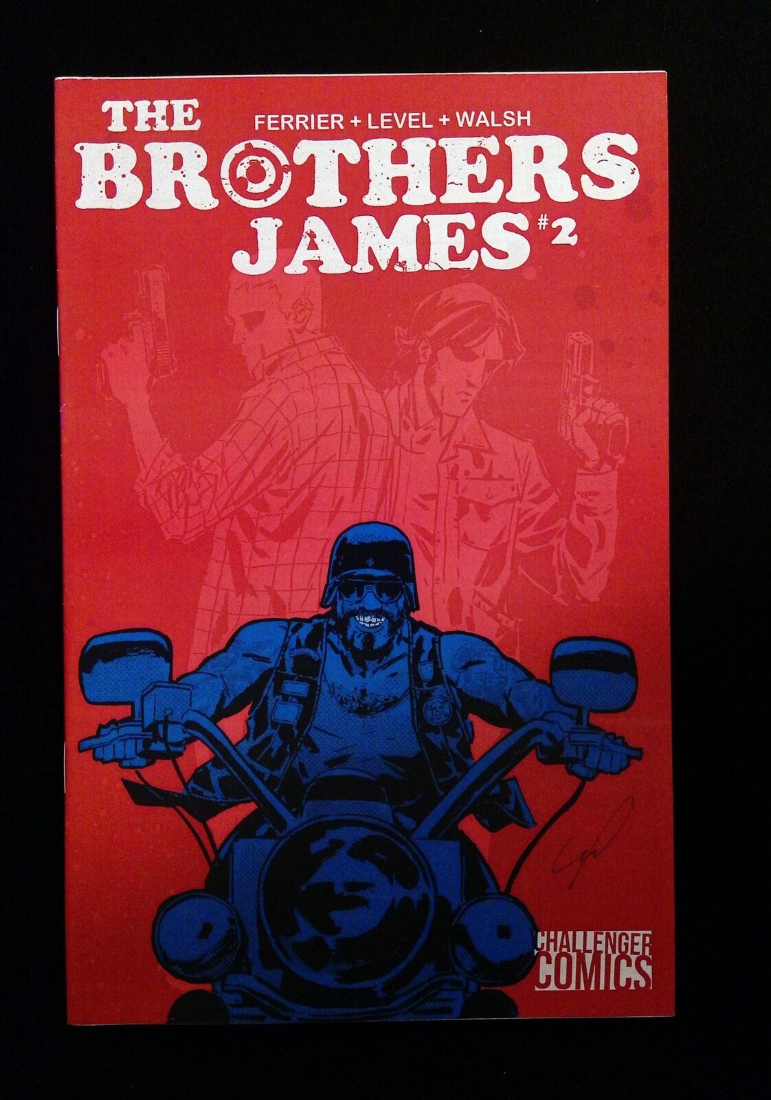 The Brothers James #2 Challenger Comics 2013 Vf+ Signed By