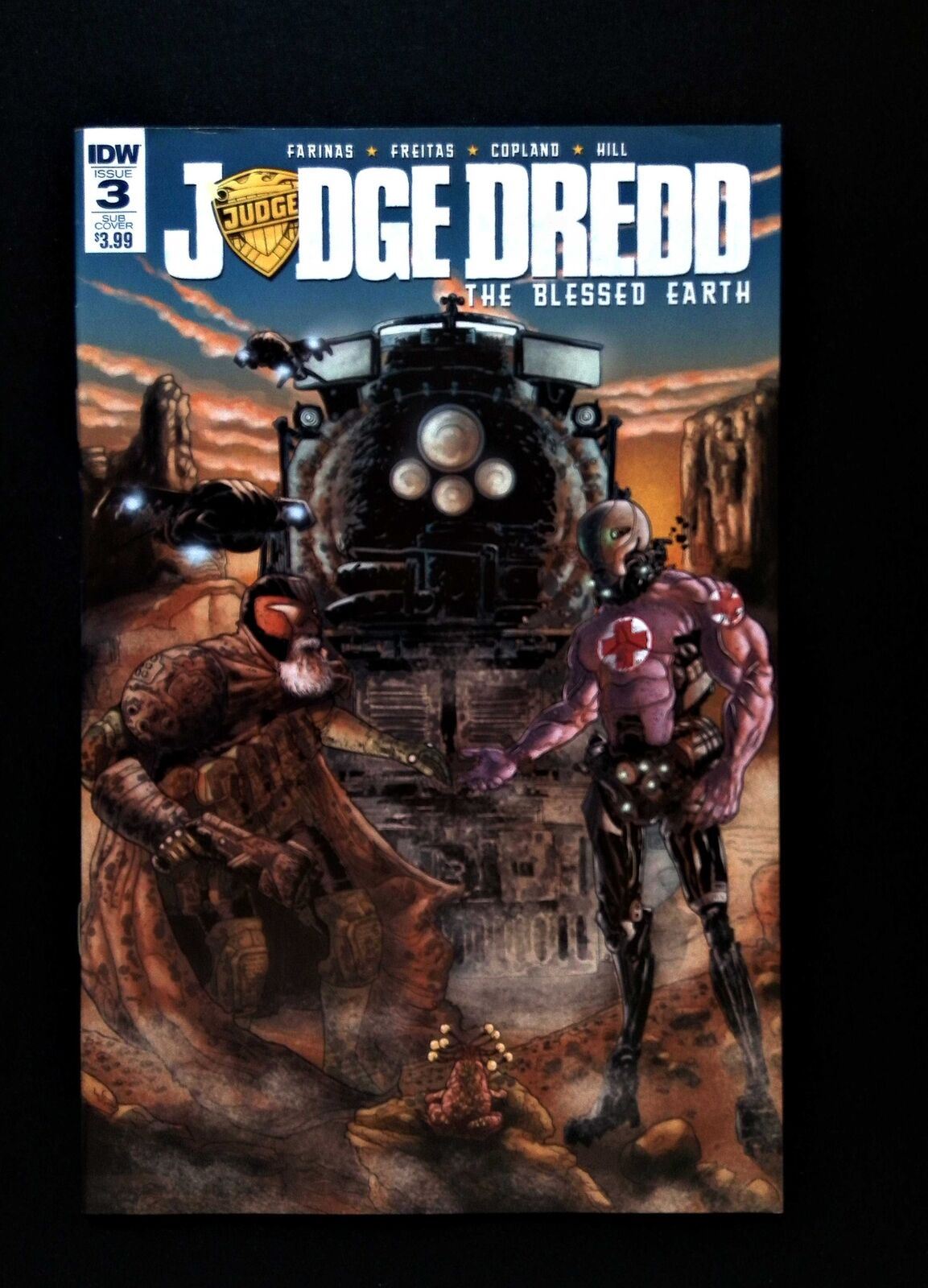 Judge Dredd Blessed Earth #3Sub Idw Comics 2017 Vf+ Ramon Variant