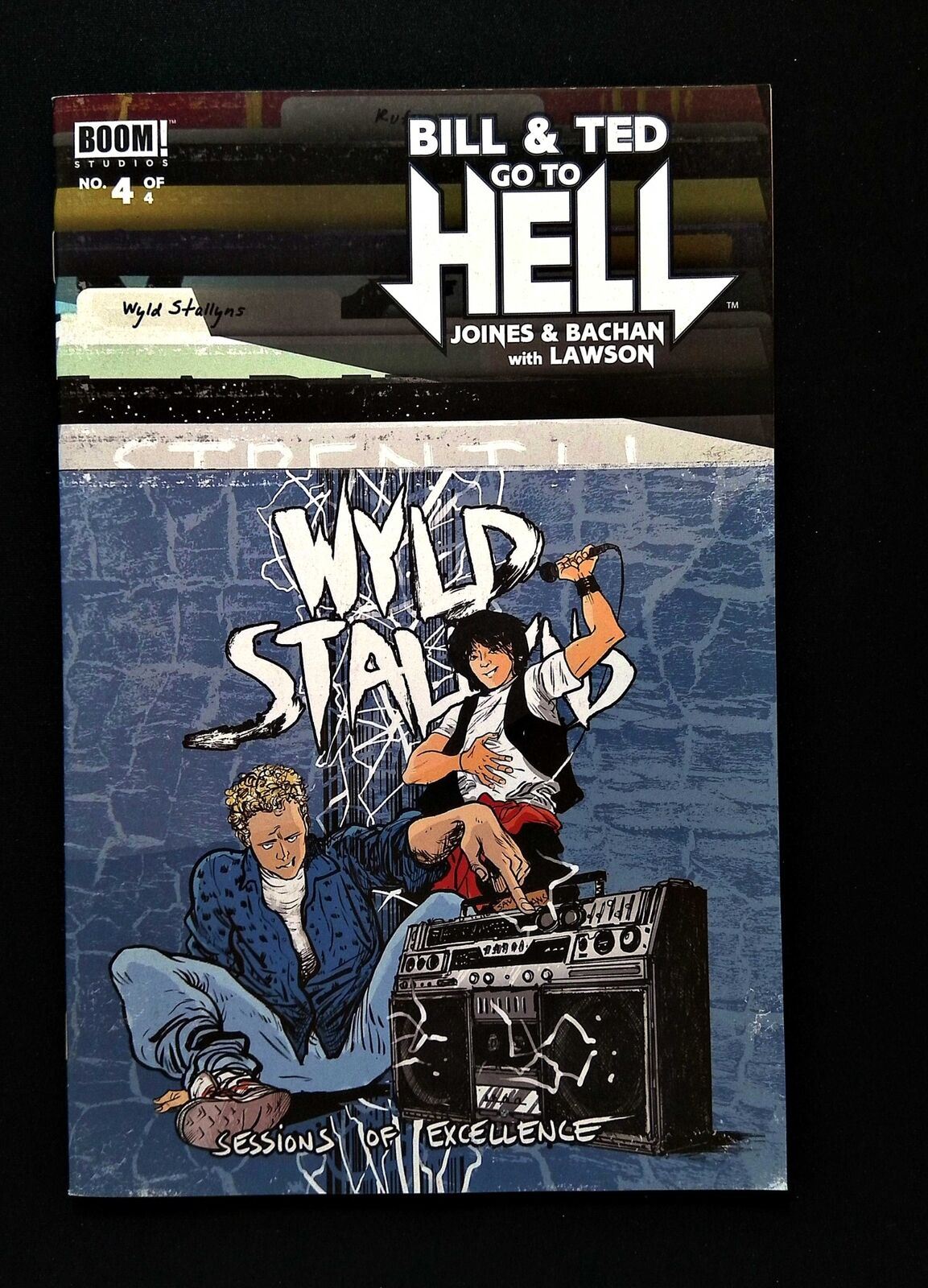 Bill And Ted Go To Hell #4B Boom Comics 2016 Vf+ Johnson Variant