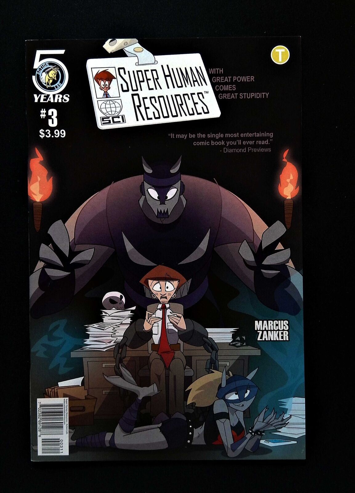 Super Human Resources #3 Action Lab Comics 2016 Vf/Nm