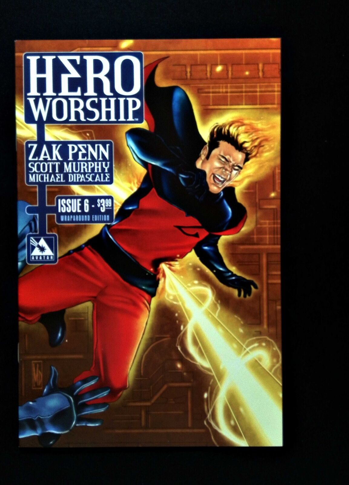 Hero Worship #6B Avatar Comics 2012 Vf/Nm Wraparound Variant