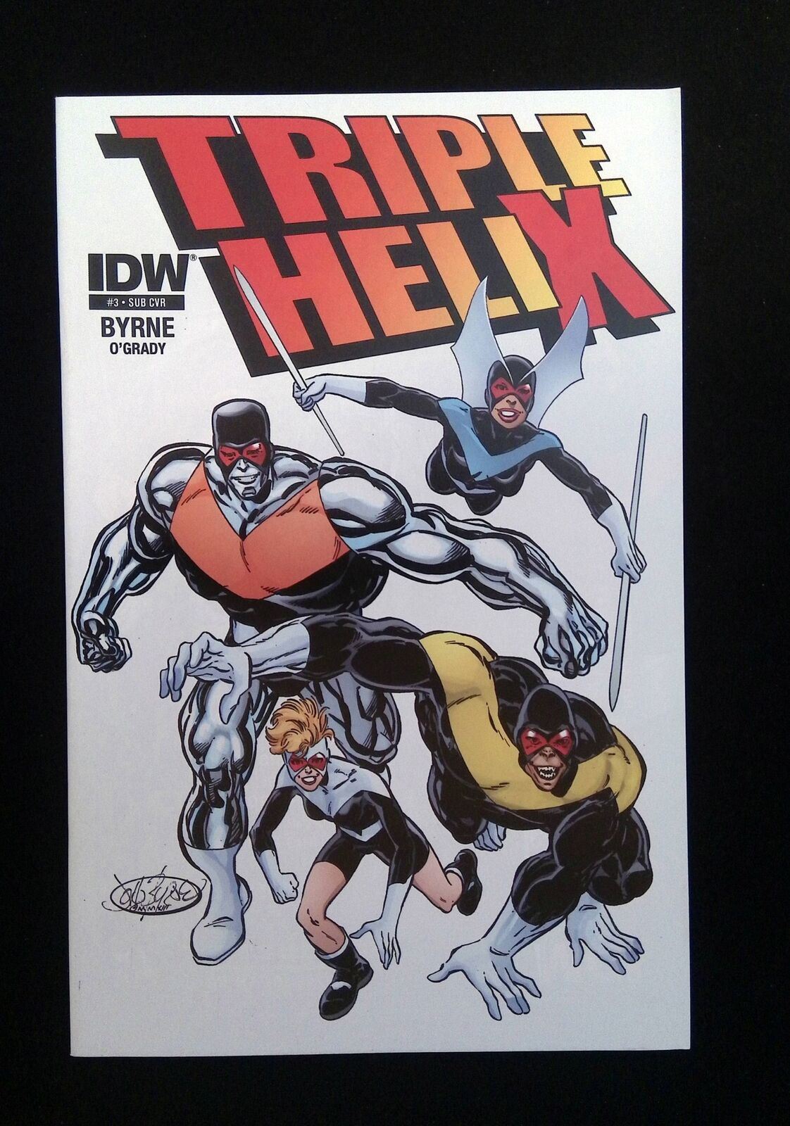 Triple Helix #3Sub Idw Comics 2013 Nm Byrne Variant