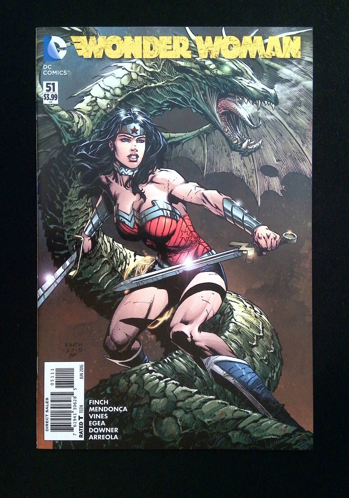 Wonder Woman #51 (4Th Series) Dc Comics 2016 Nm