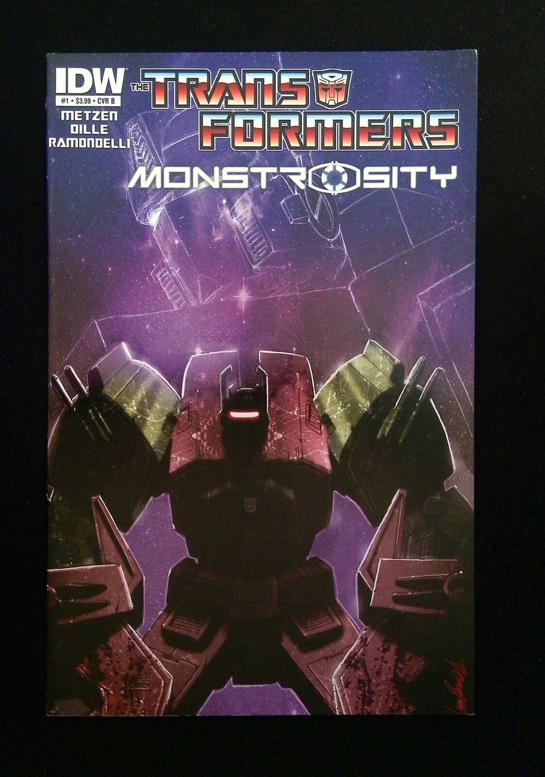 Transformers Monstrosity #1B Idw Comics 2013 Nm Ramondelli Variant