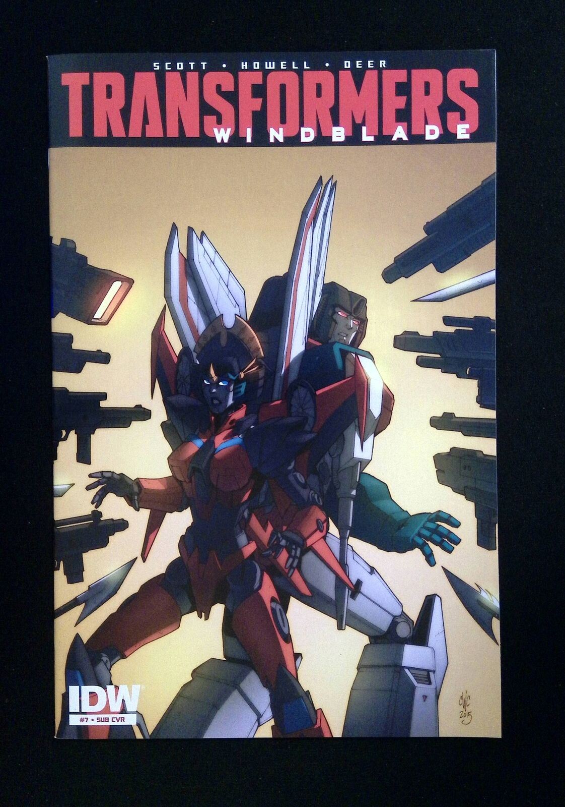 Transformers Windblade #7Sub Idw Comics 2015 Nm- Casey Variant