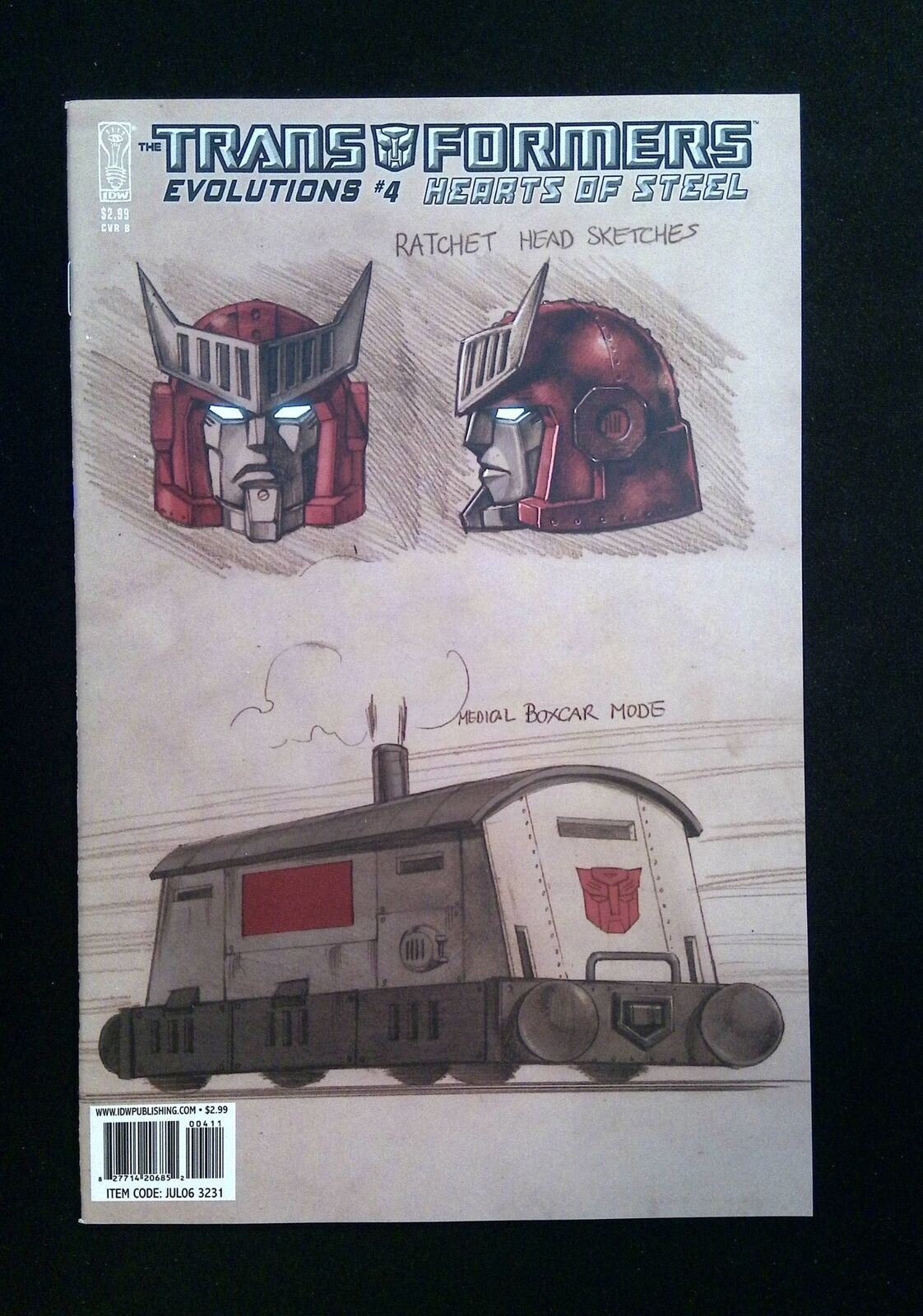 Transformers Evolutions #4B Idw Comics 2006 Nm- Guici Variant